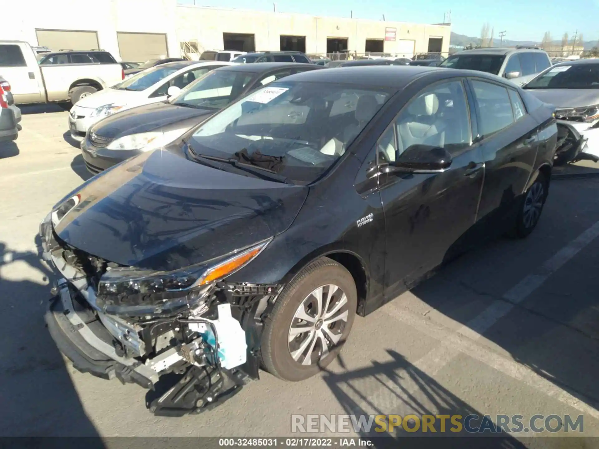 2 Photograph of a damaged car JTDKARFP6L3145366 TOYOTA PRIUS PRIME 2020