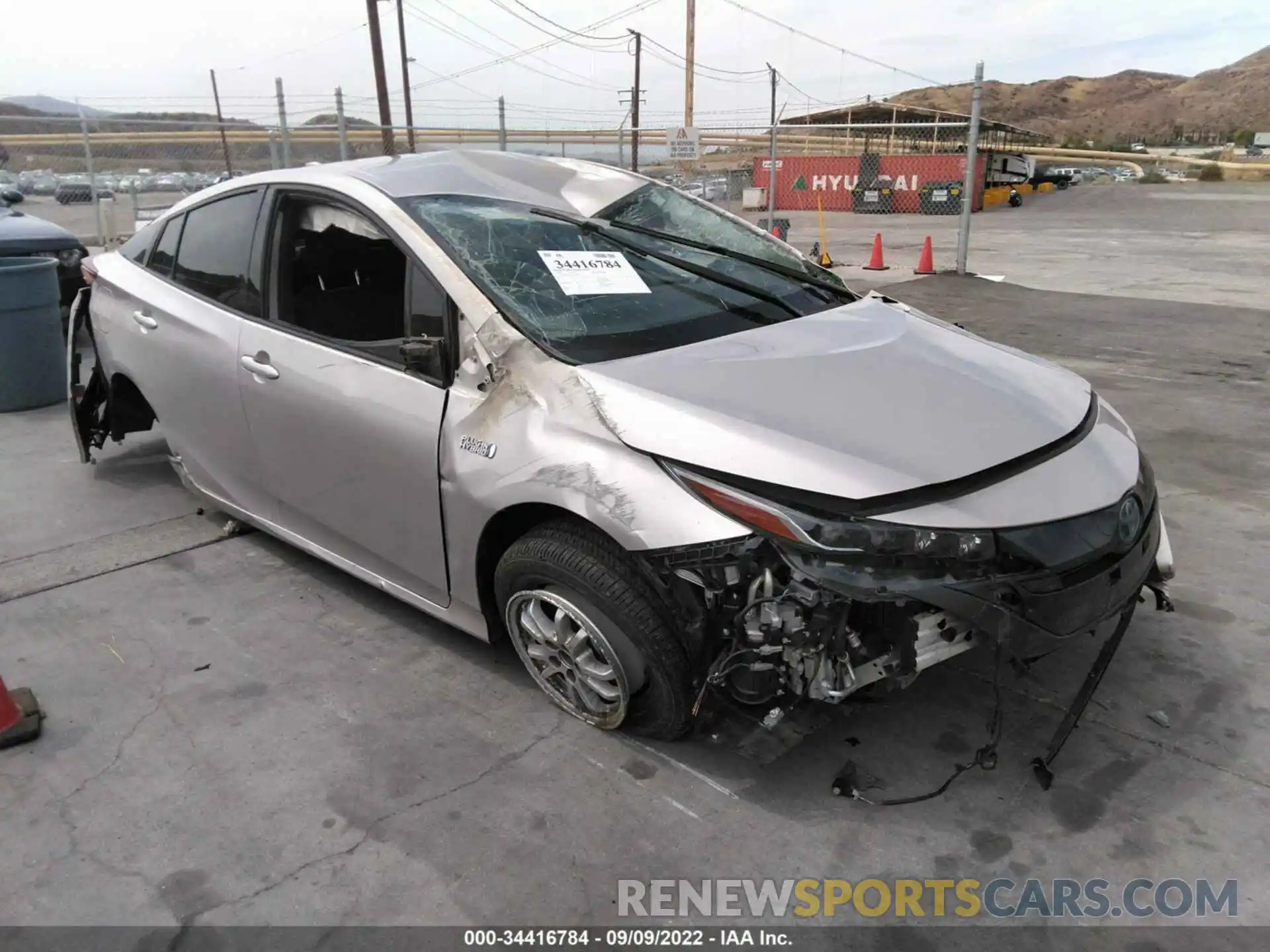 1 Photograph of a damaged car JTDKARFP6L3154942 TOYOTA PRIUS PRIME 2020