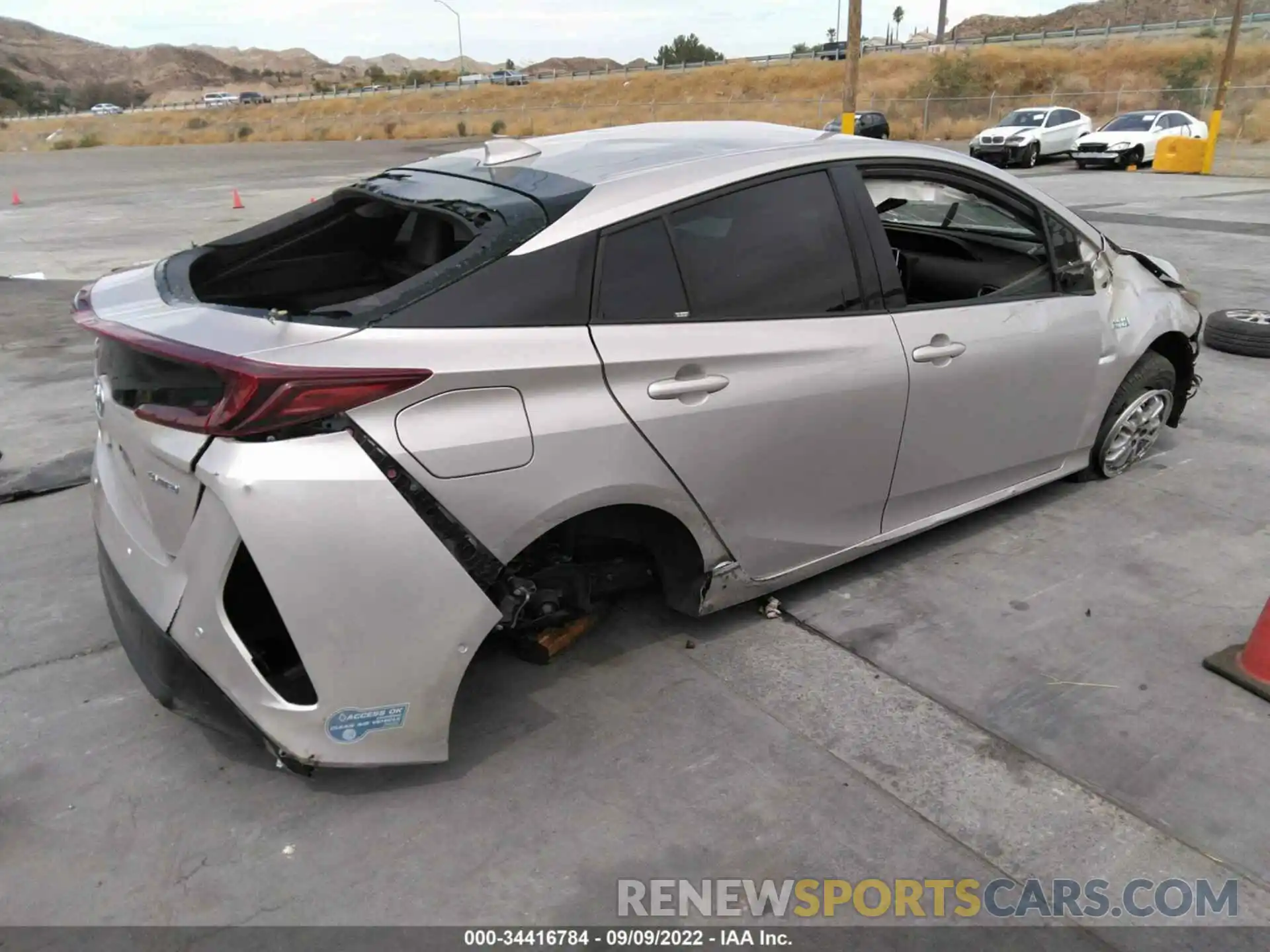 4 Photograph of a damaged car JTDKARFP6L3154942 TOYOTA PRIUS PRIME 2020