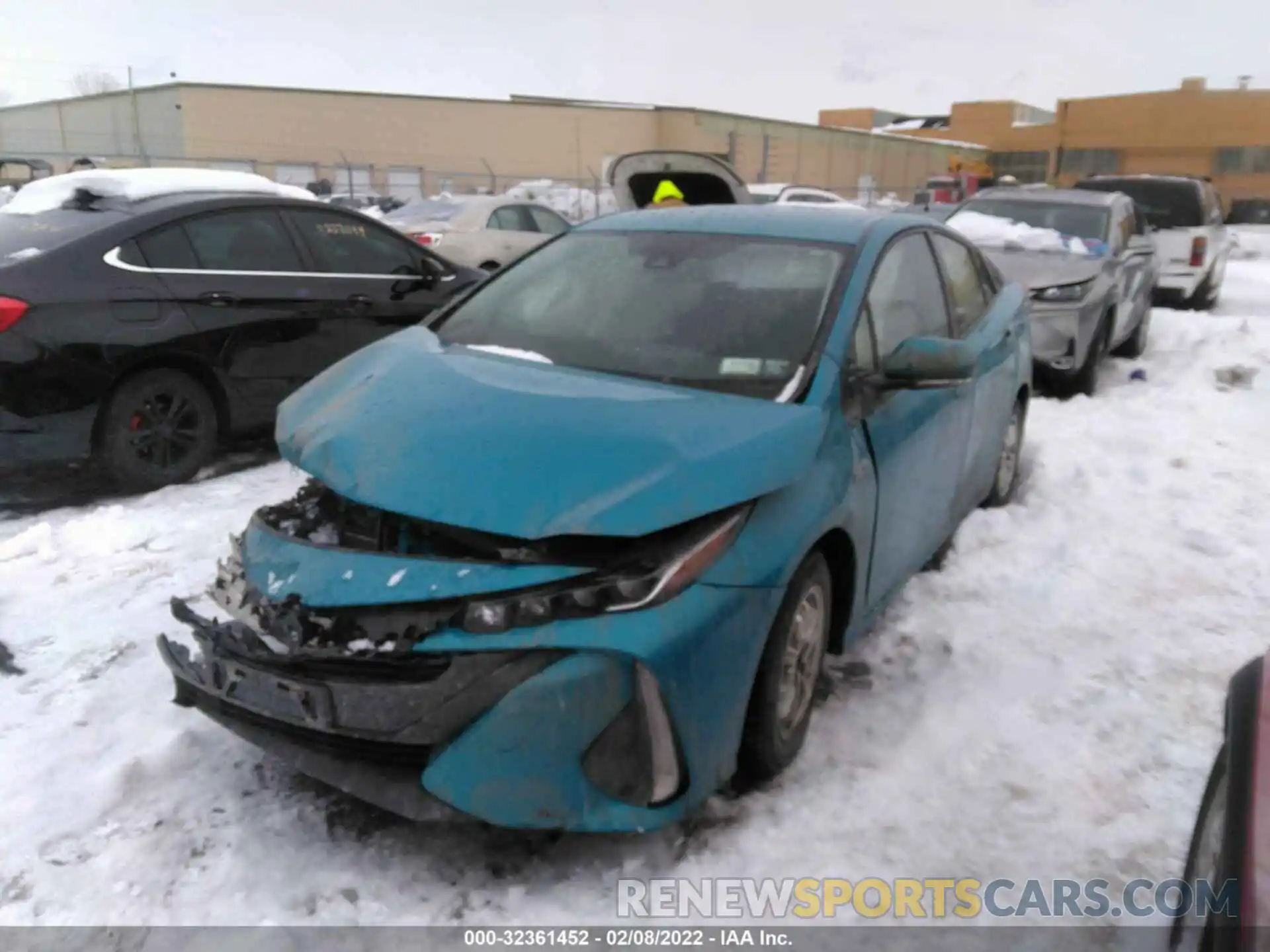 1 Photograph of a damaged car JTDKARFP6L3155587 TOYOTA PRIUS PRIME 2020