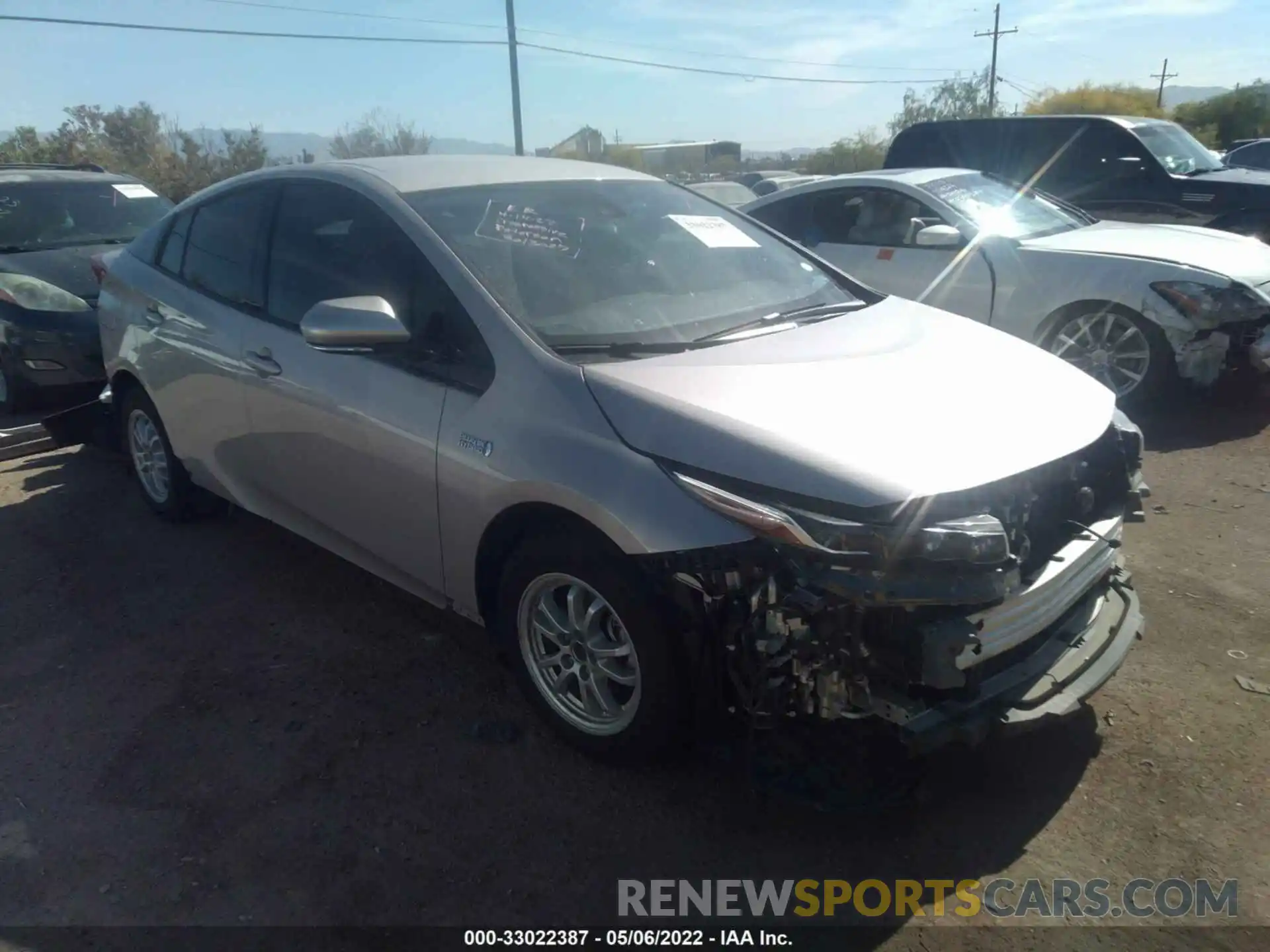 1 Photograph of a damaged car JTDKARFP6L3157890 TOYOTA PRIUS PRIME 2020