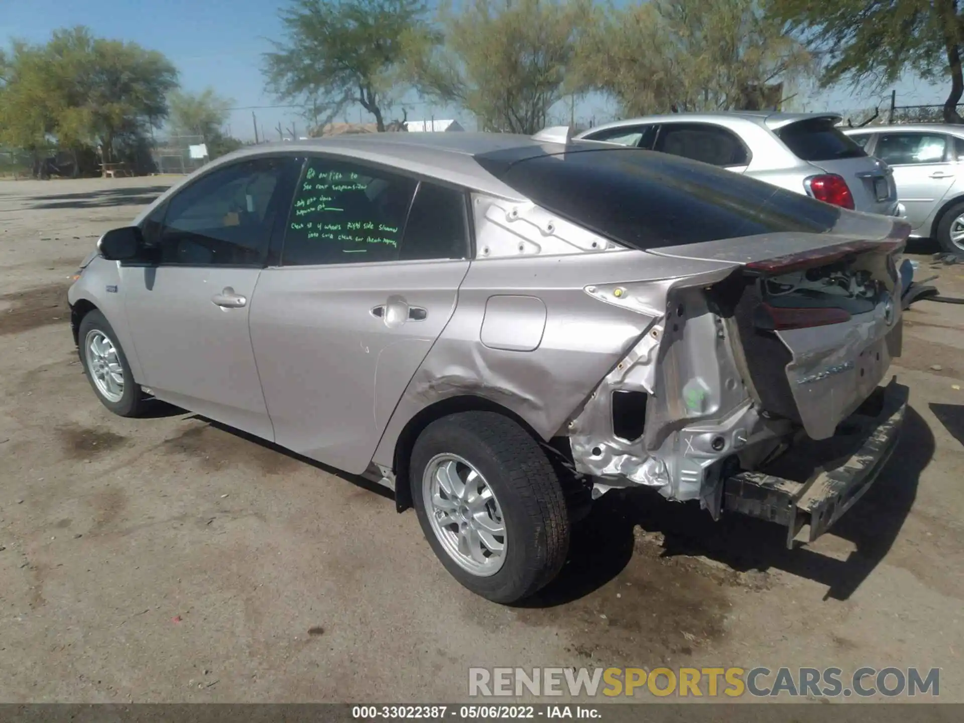 3 Photograph of a damaged car JTDKARFP6L3157890 TOYOTA PRIUS PRIME 2020