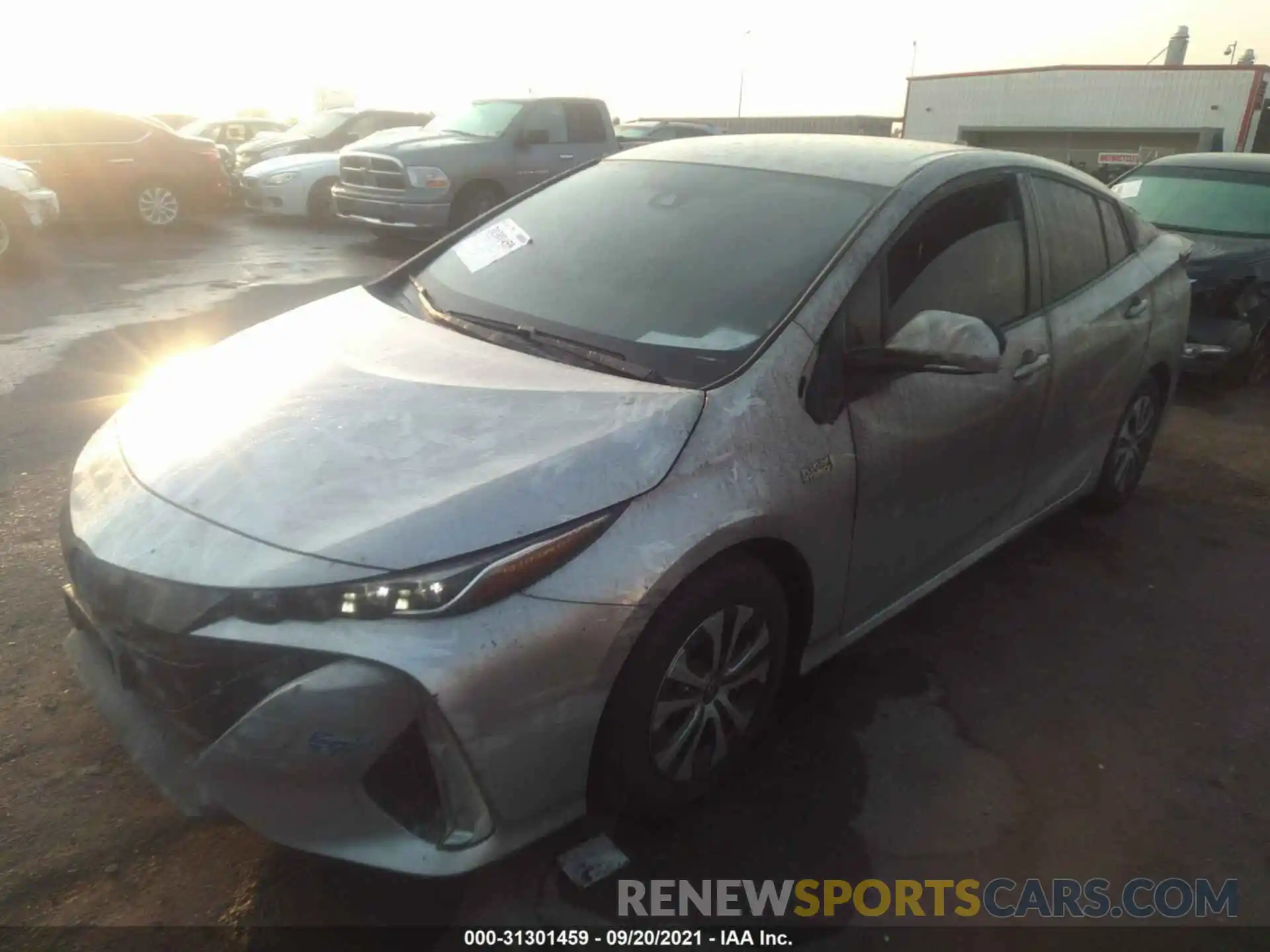 2 Photograph of a damaged car JTDKARFP6L3160711 TOYOTA PRIUS PRIME 2020