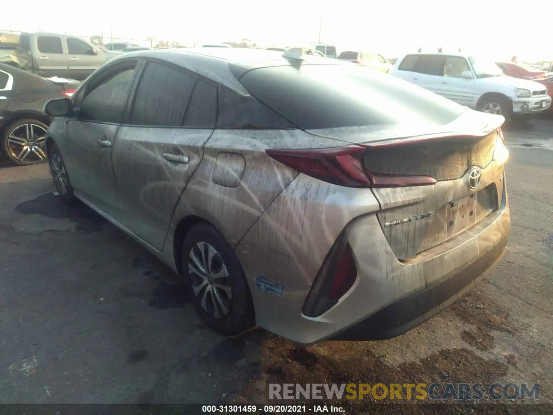 3 Photograph of a damaged car JTDKARFP6L3160711 TOYOTA PRIUS PRIME 2020