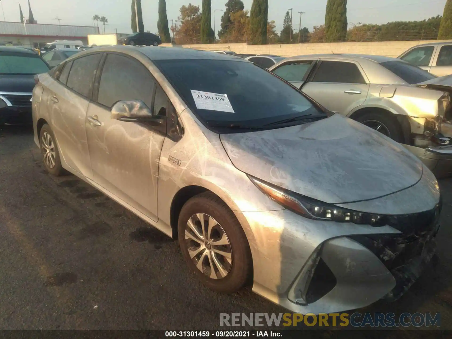 6 Photograph of a damaged car JTDKARFP6L3160711 TOYOTA PRIUS PRIME 2020