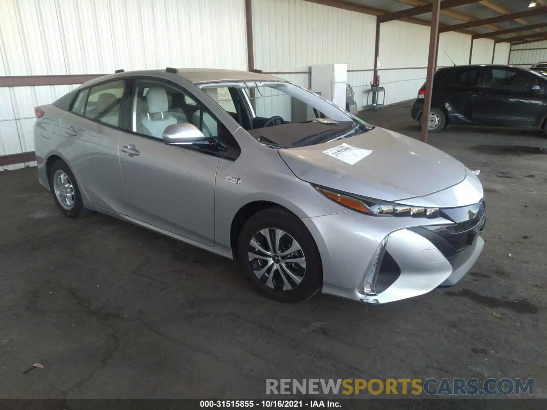 1 Photograph of a damaged car JTDKARFP6L3161325 TOYOTA PRIUS PRIME 2020