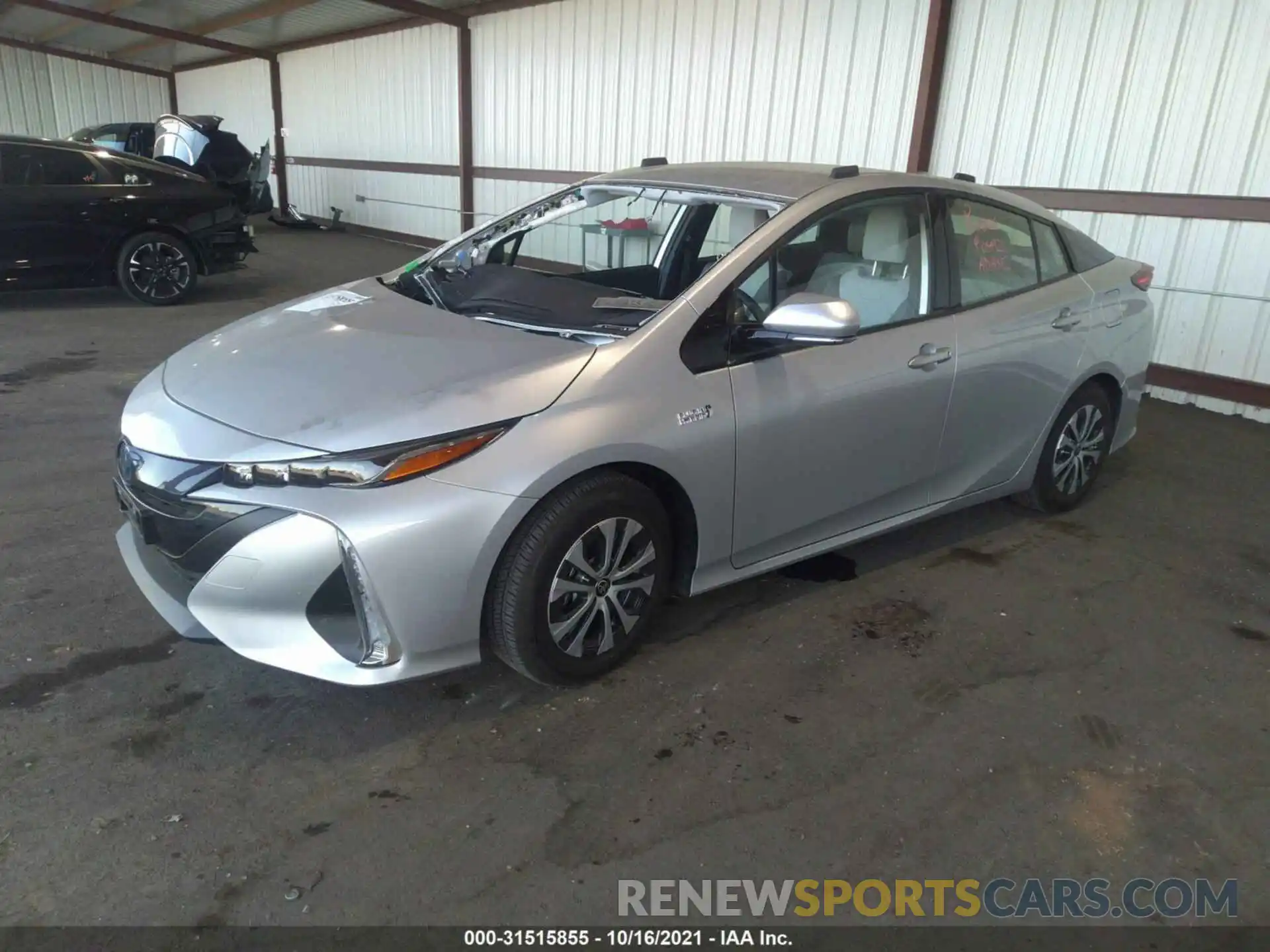 2 Photograph of a damaged car JTDKARFP6L3161325 TOYOTA PRIUS PRIME 2020