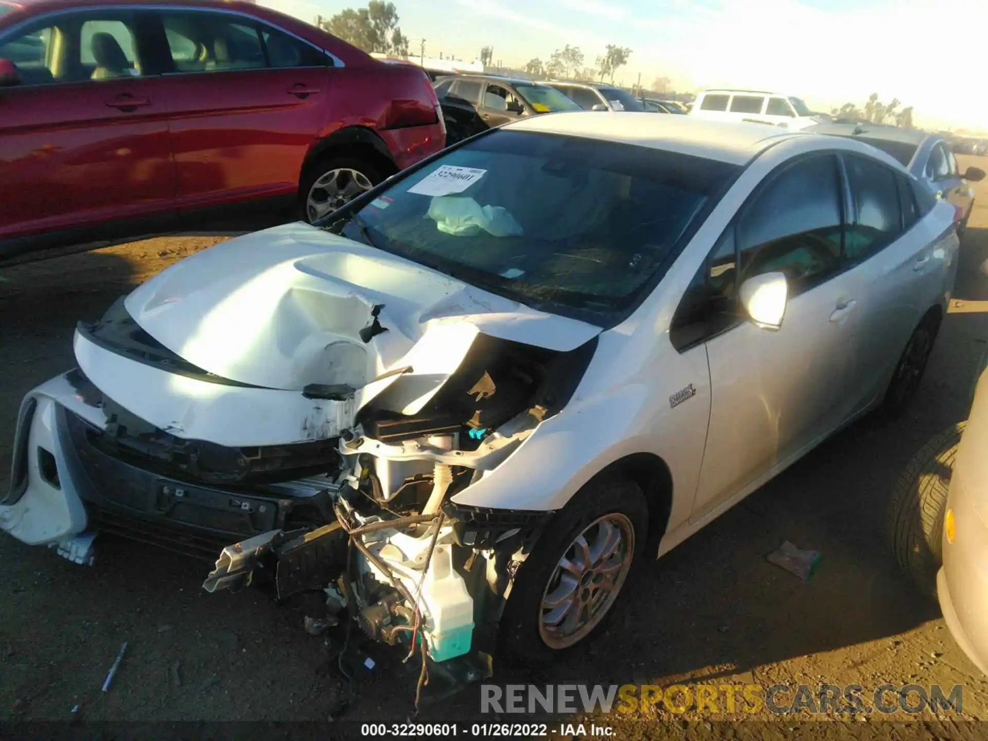 2 Photograph of a damaged car JTDKARFP6L3163141 TOYOTA PRIUS PRIME 2020