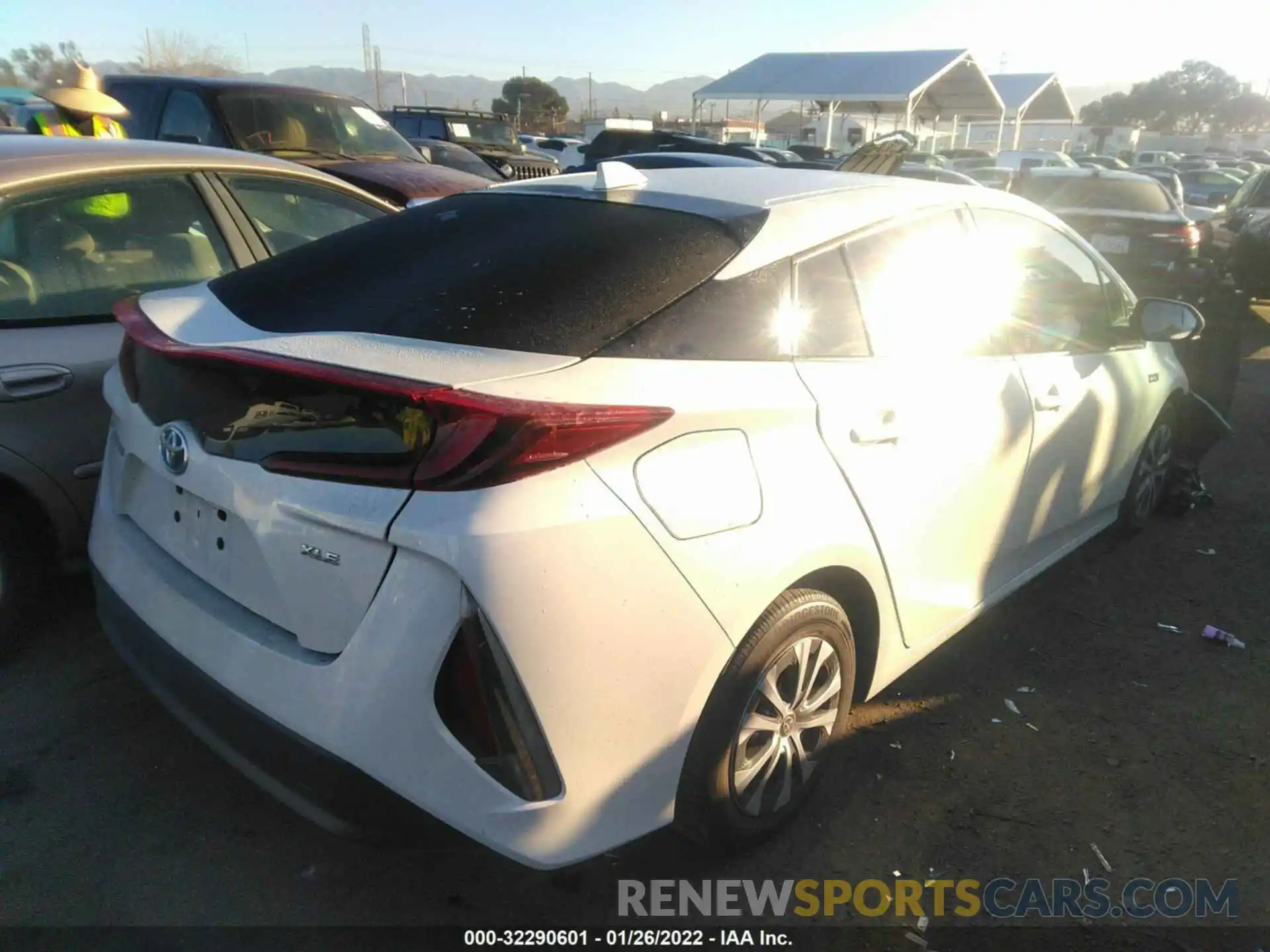 4 Photograph of a damaged car JTDKARFP6L3163141 TOYOTA PRIUS PRIME 2020