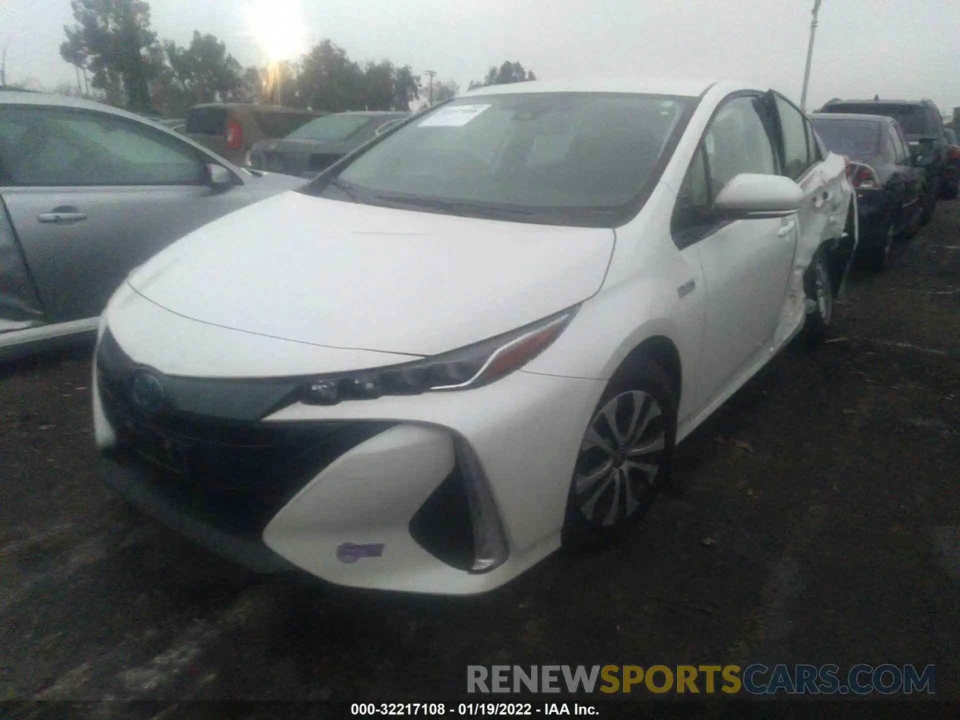 2 Photograph of a damaged car JTDKARFP7L3120315 TOYOTA PRIUS PRIME 2020