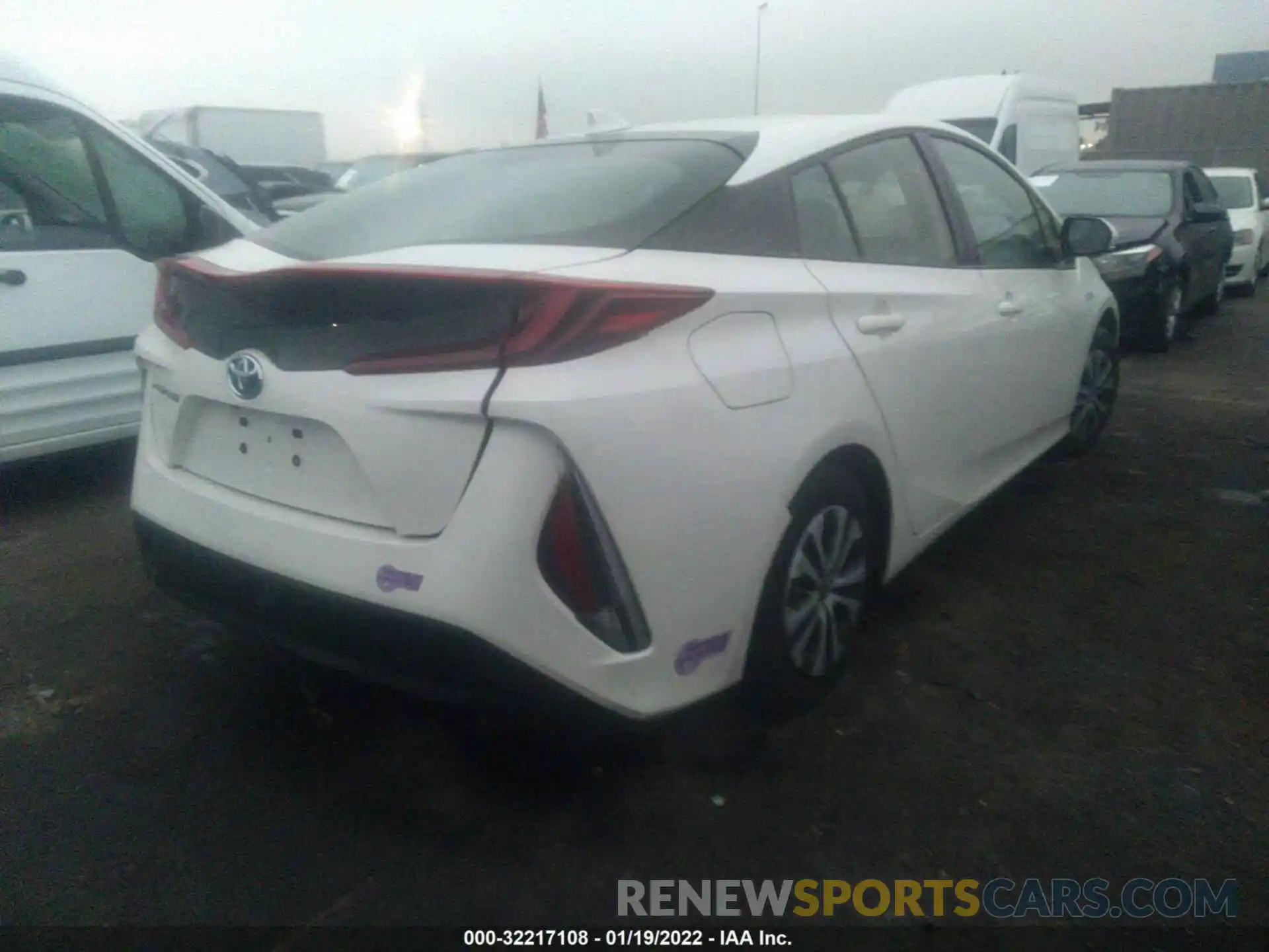 4 Photograph of a damaged car JTDKARFP7L3120315 TOYOTA PRIUS PRIME 2020