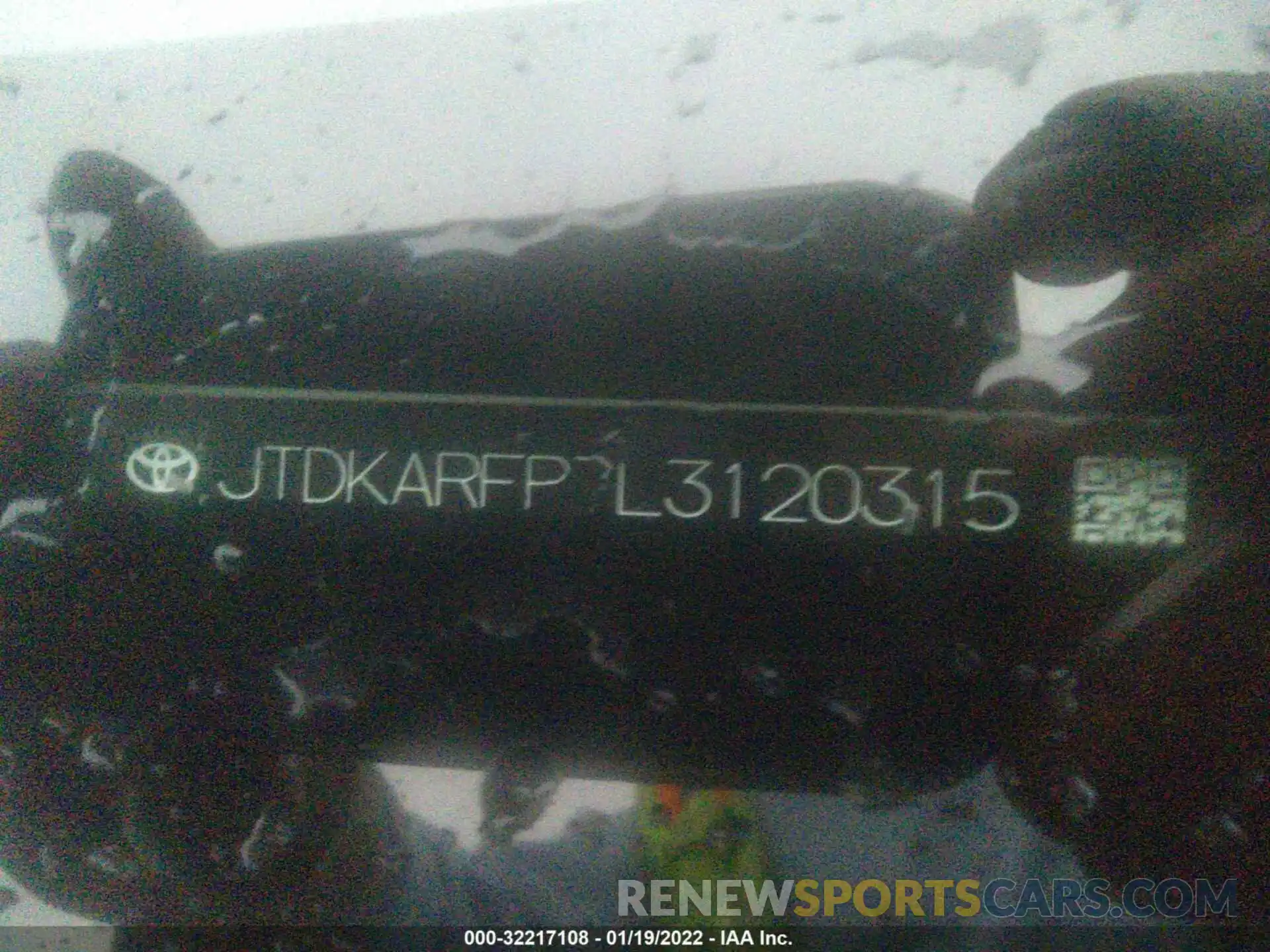 9 Photograph of a damaged car JTDKARFP7L3120315 TOYOTA PRIUS PRIME 2020