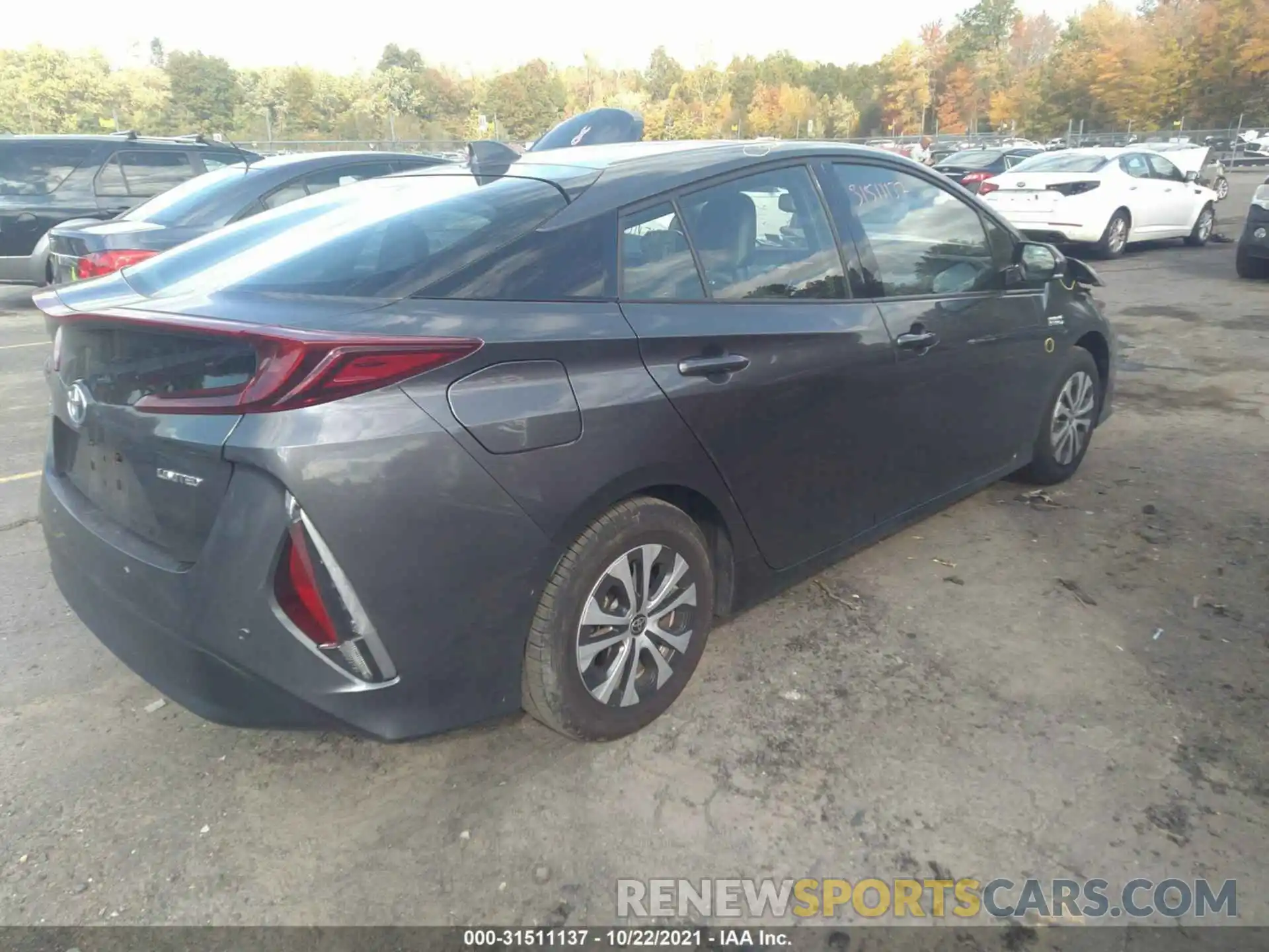 4 Photograph of a damaged car JTDKARFP7L3124736 TOYOTA PRIUS PRIME 2020