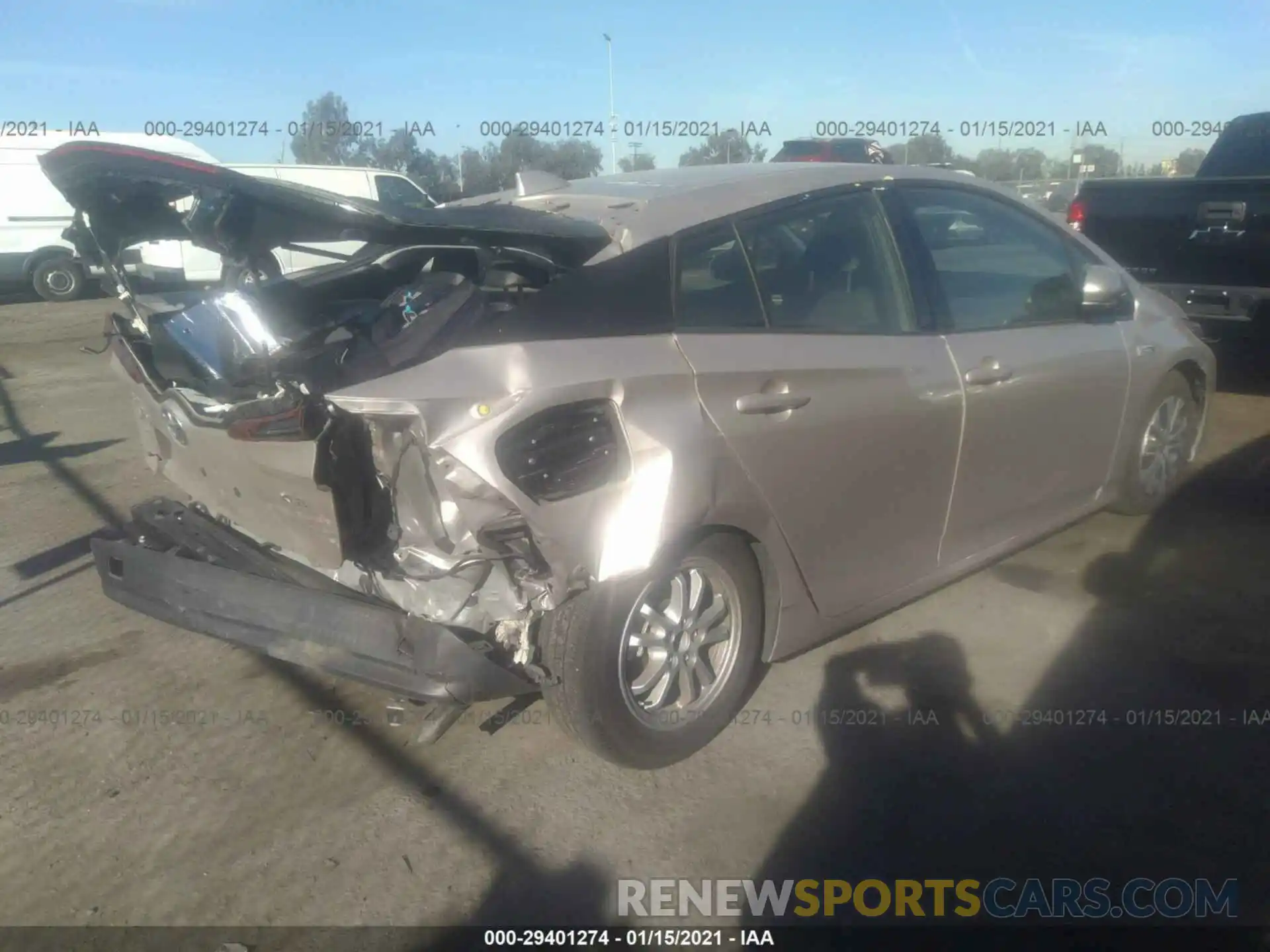 4 Photograph of a damaged car JTDKARFP7L3128222 TOYOTA PRIUS PRIME 2020