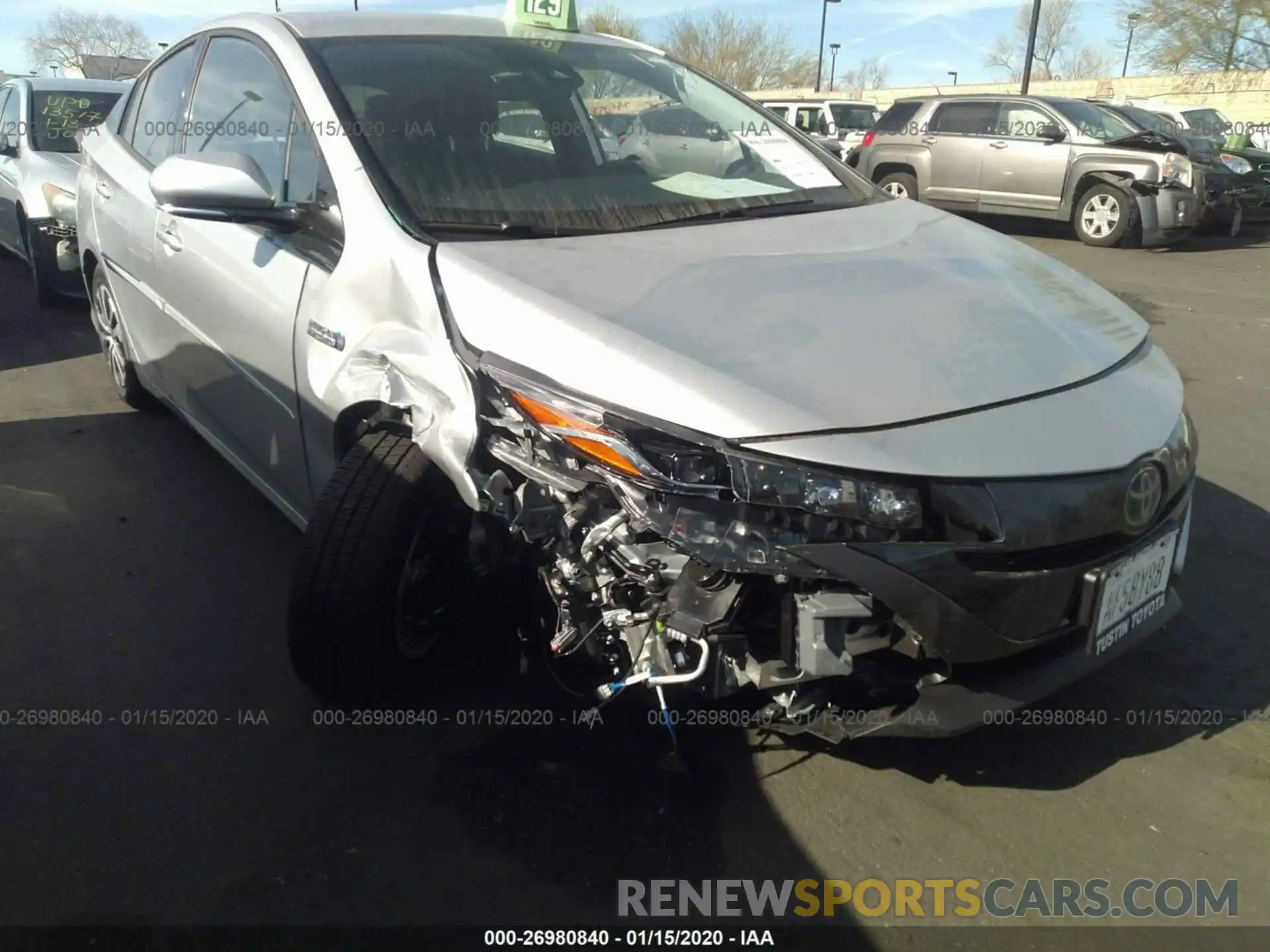 6 Photograph of a damaged car JTDKARFP7L3140578 TOYOTA PRIUS PRIME 2020