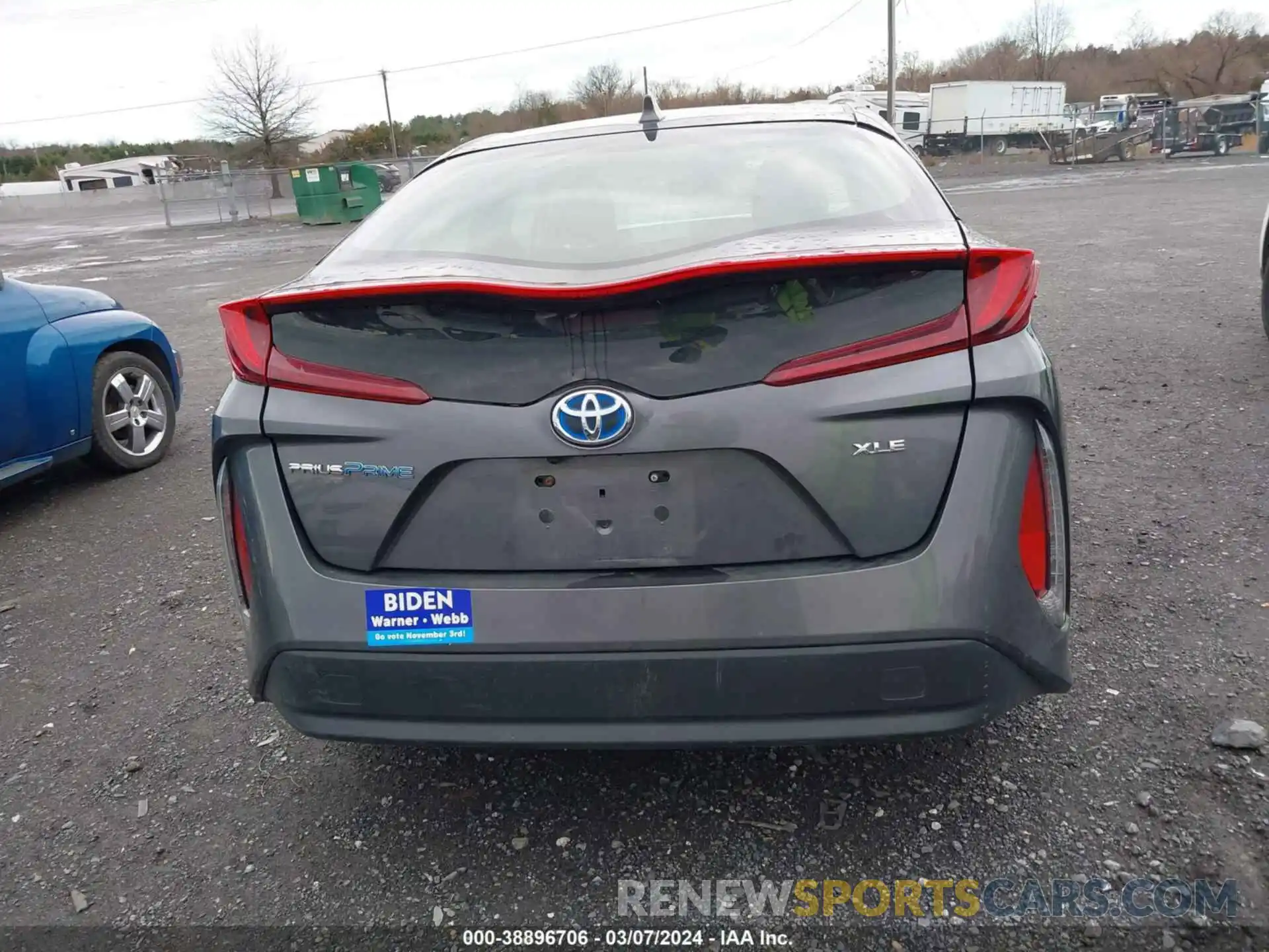 16 Photograph of a damaged car JTDKARFP7L3141178 TOYOTA PRIUS PRIME 2020