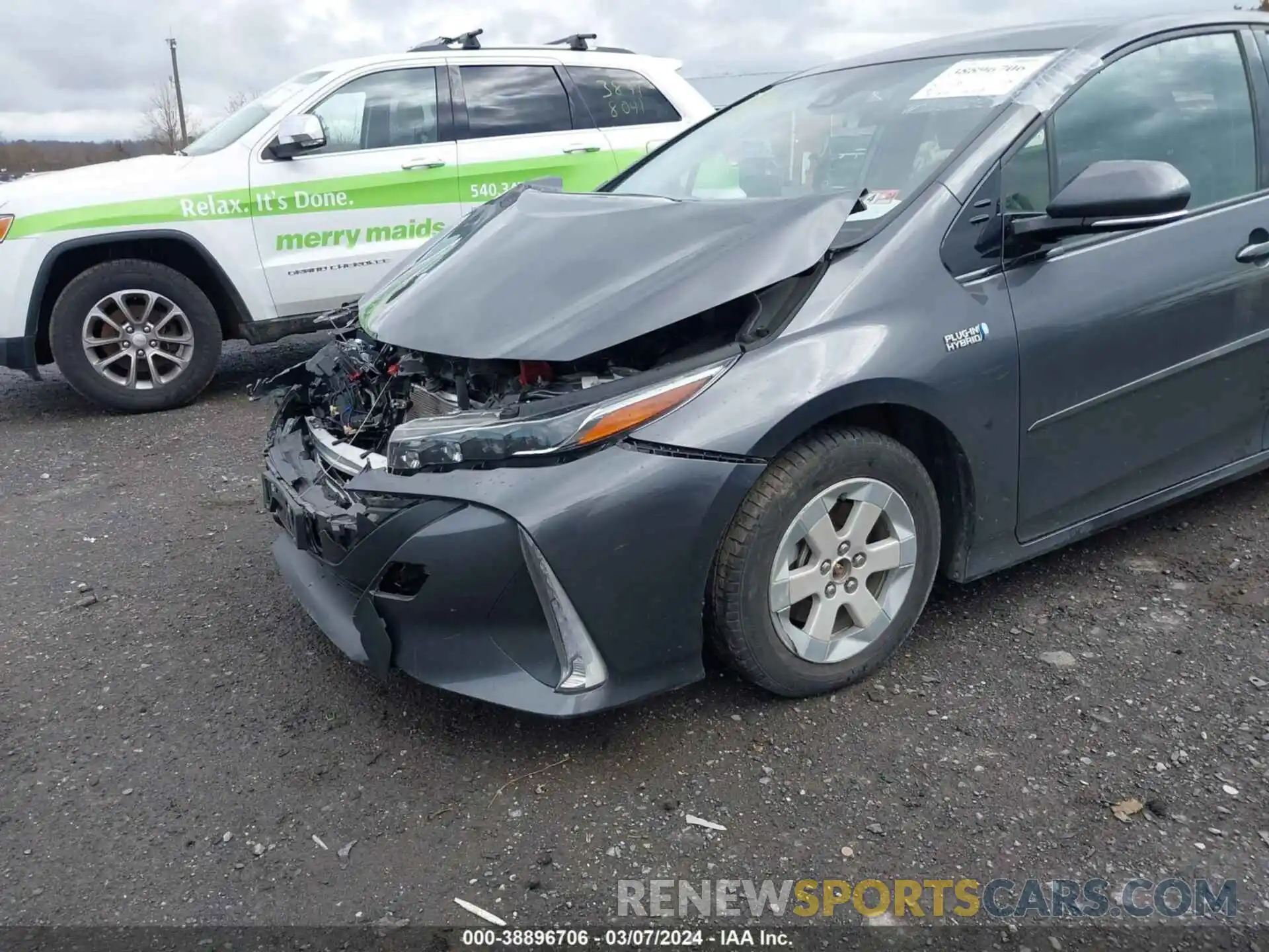 6 Photograph of a damaged car JTDKARFP7L3141178 TOYOTA PRIUS PRIME 2020