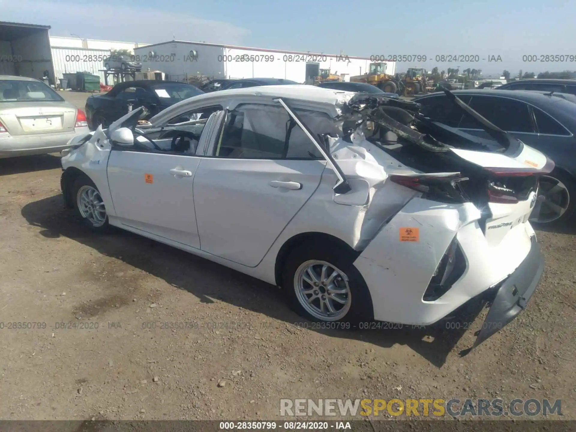 3 Photograph of a damaged car JTDKARFP7L3151063 TOYOTA PRIUS PRIME 2020