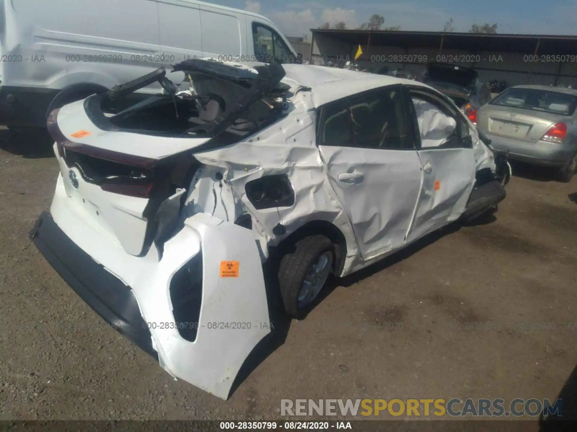 4 Photograph of a damaged car JTDKARFP7L3151063 TOYOTA PRIUS PRIME 2020