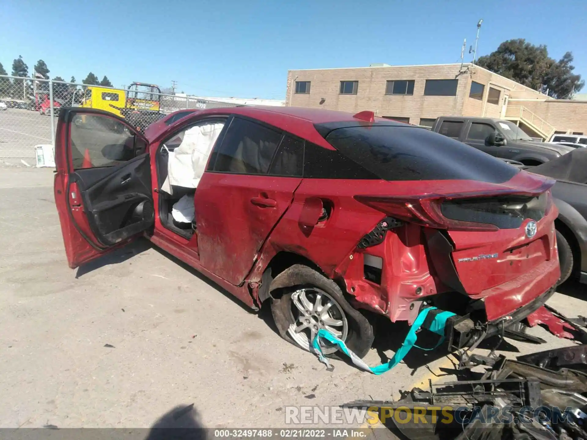 3 Photograph of a damaged car JTDKARFP7L3158434 TOYOTA PRIUS PRIME 2020