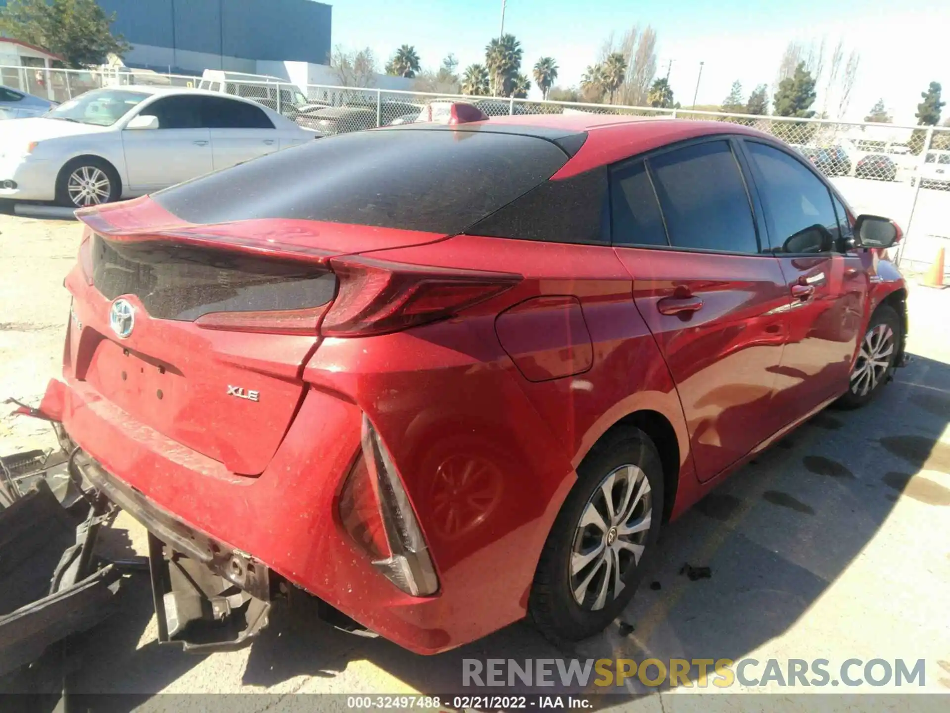 4 Photograph of a damaged car JTDKARFP7L3158434 TOYOTA PRIUS PRIME 2020