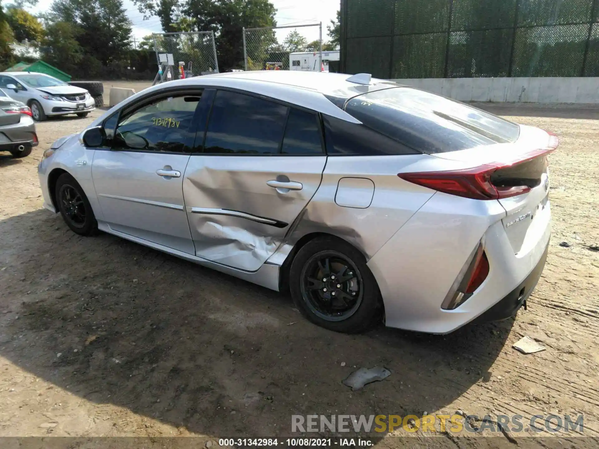 3 Photograph of a damaged car JTDKARFP7L3158854 TOYOTA PRIUS PRIME 2020