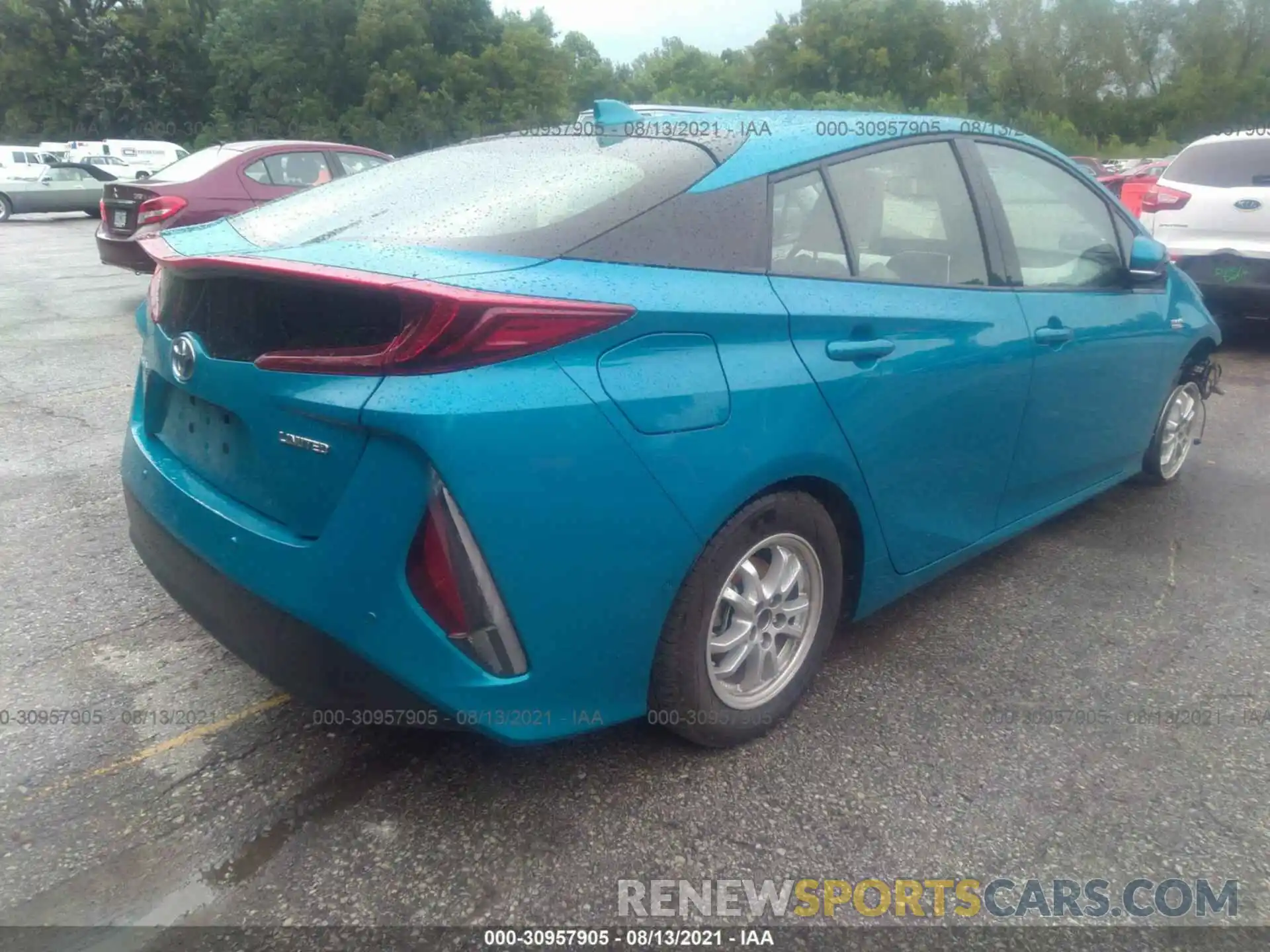 4 Photograph of a damaged car JTDKARFP7L3159714 TOYOTA PRIUS PRIME 2020