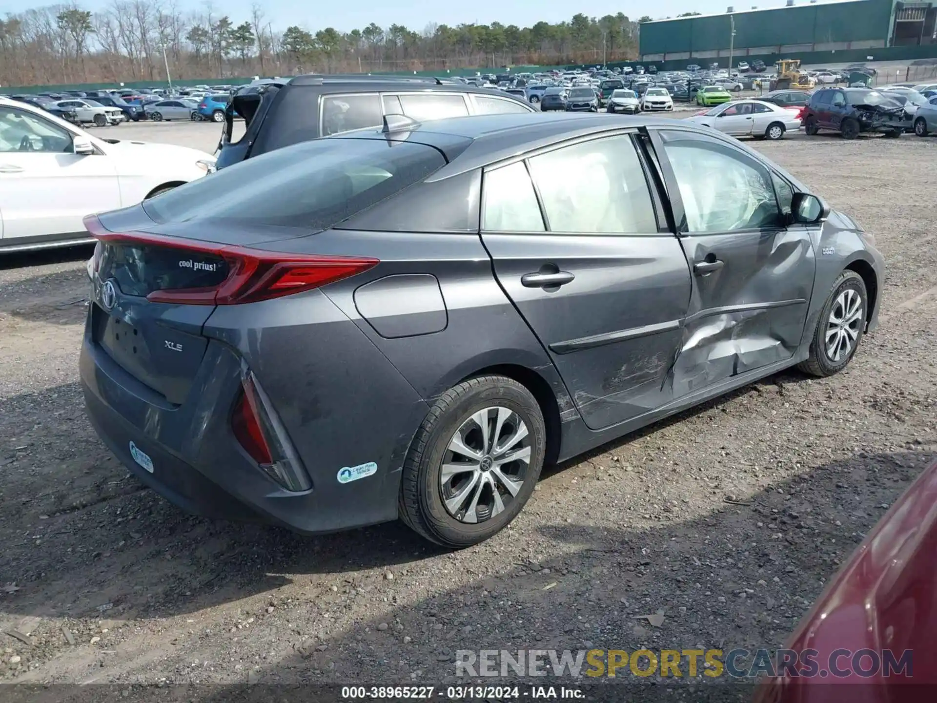 4 Photograph of a damaged car JTDKARFP8L3124938 TOYOTA PRIUS PRIME 2020