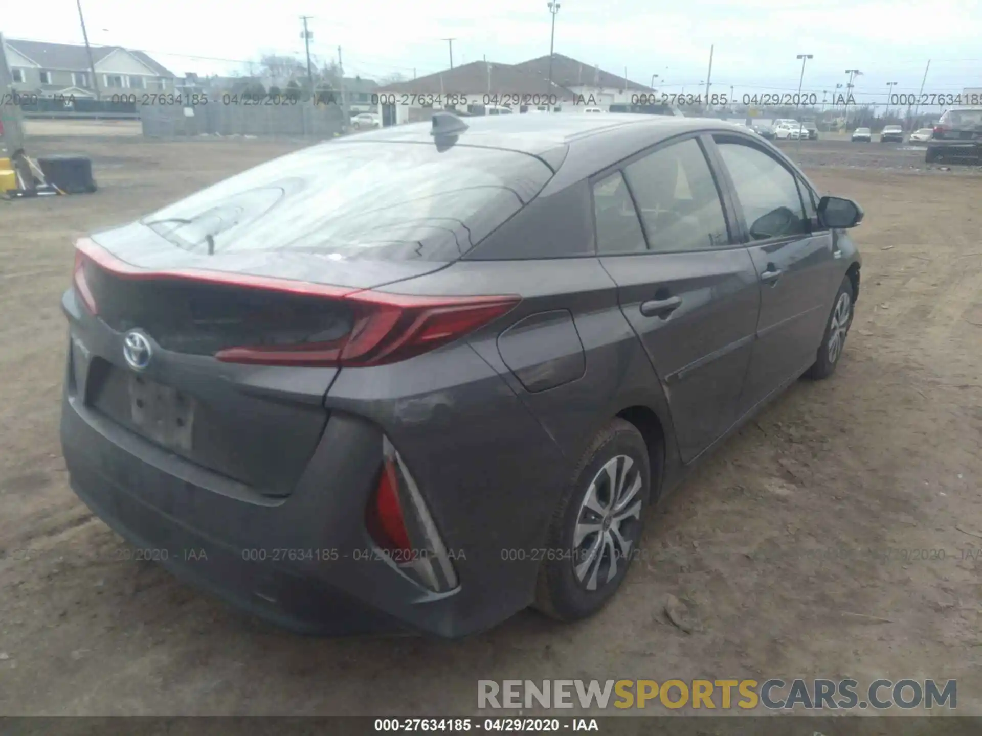 4 Photograph of a damaged car JTDKARFP8L3136751 TOYOTA PRIUS PRIME 2020