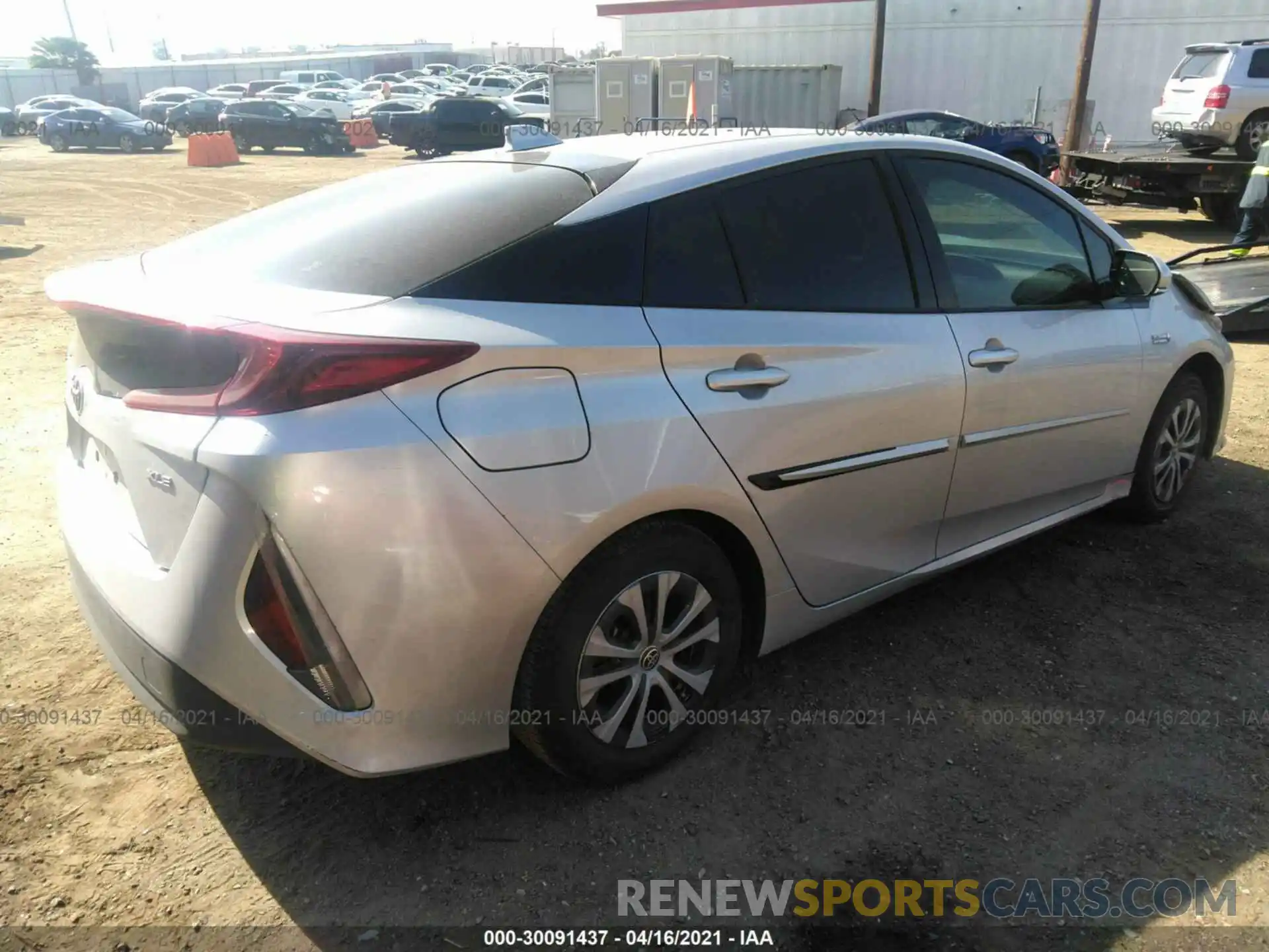 4 Photograph of a damaged car JTDKARFP8L3137401 TOYOTA PRIUS PRIME 2020