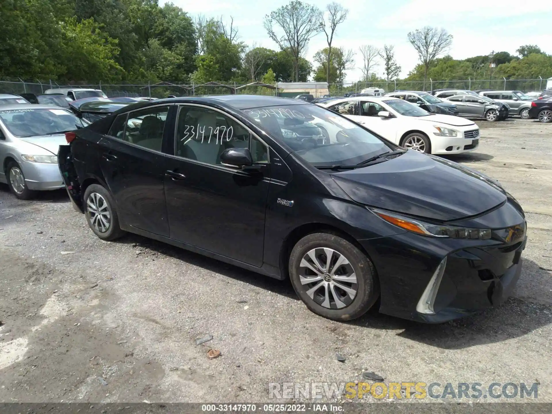 1 Photograph of a damaged car JTDKARFP8L3137642 TOYOTA PRIUS PRIME 2020