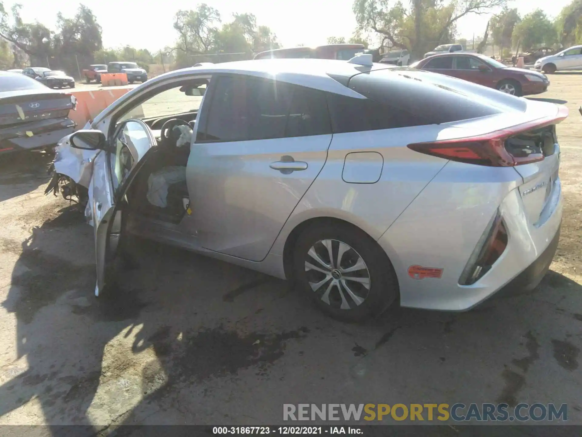 3 Photograph of a damaged car JTDKARFP8L3138242 TOYOTA PRIUS PRIME 2020