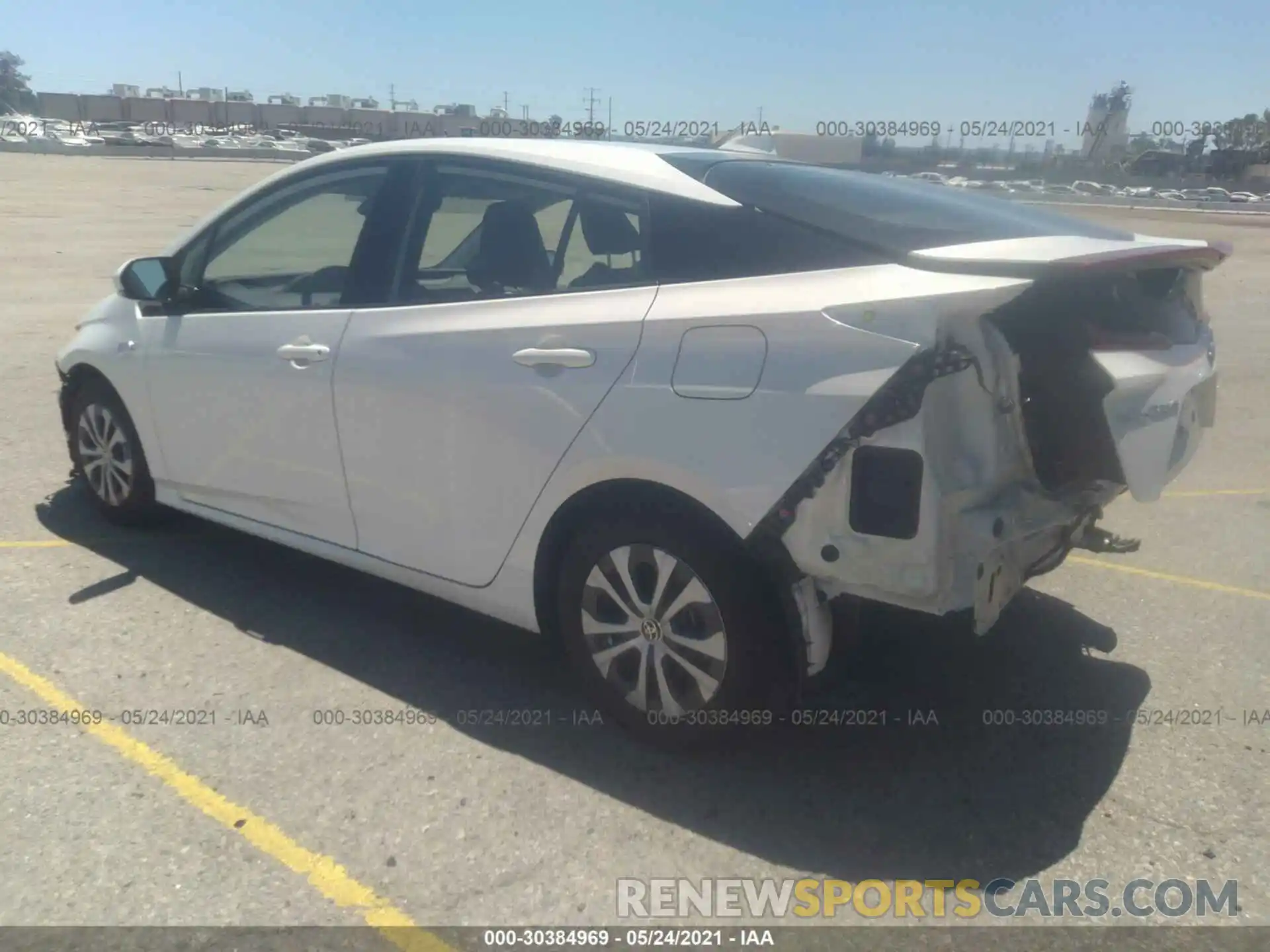 3 Photograph of a damaged car JTDKARFP8L3139164 TOYOTA PRIUS PRIME 2020