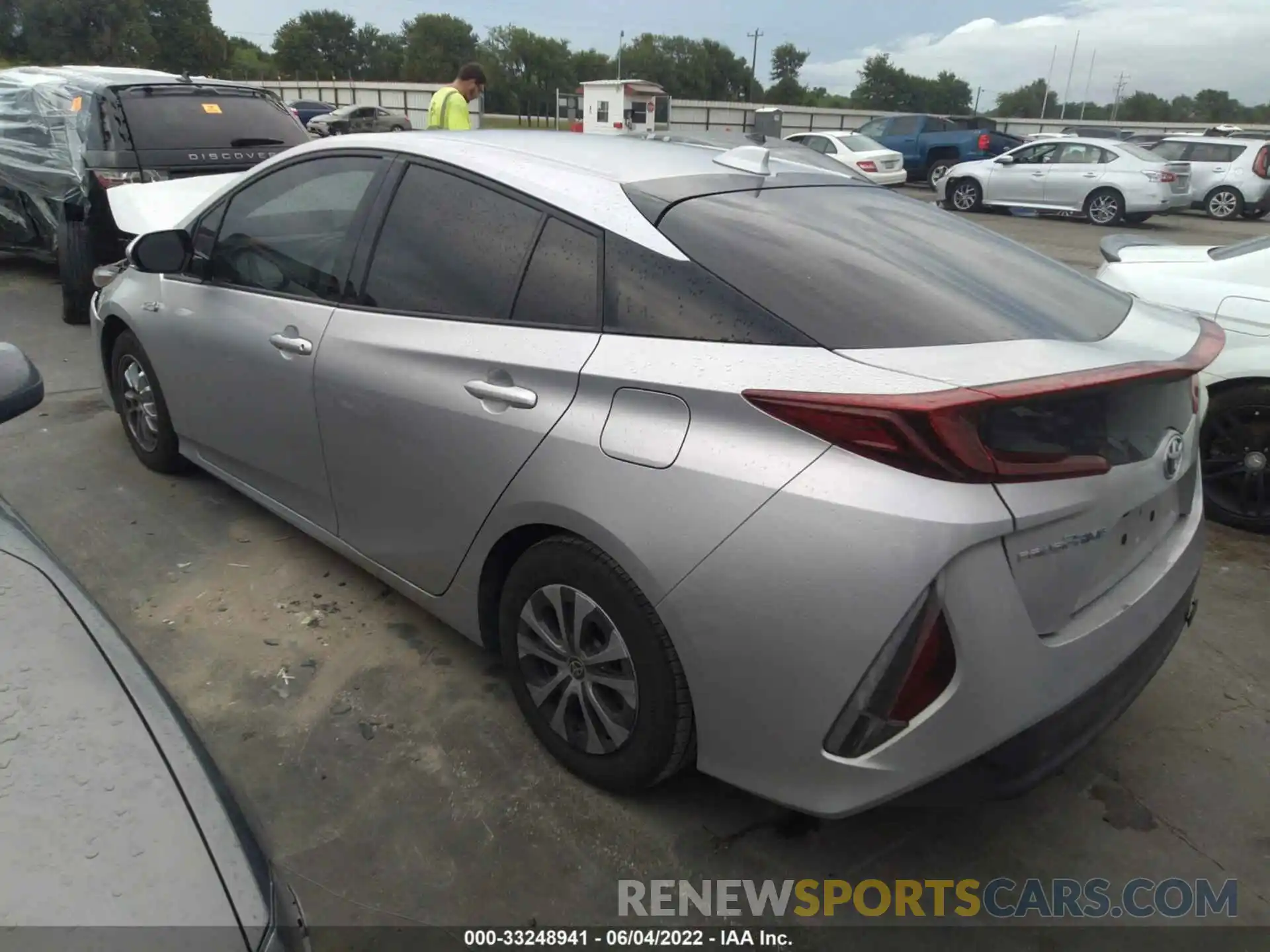 3 Photograph of a damaged car JTDKARFP8L3139522 TOYOTA PRIUS PRIME 2020