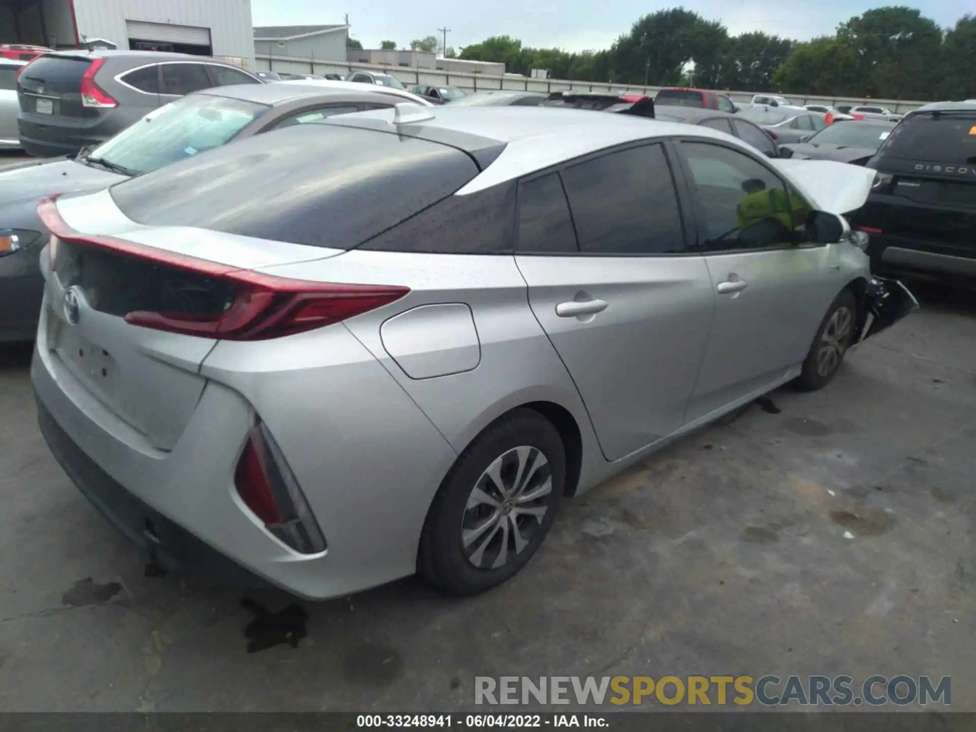 4 Photograph of a damaged car JTDKARFP8L3139522 TOYOTA PRIUS PRIME 2020