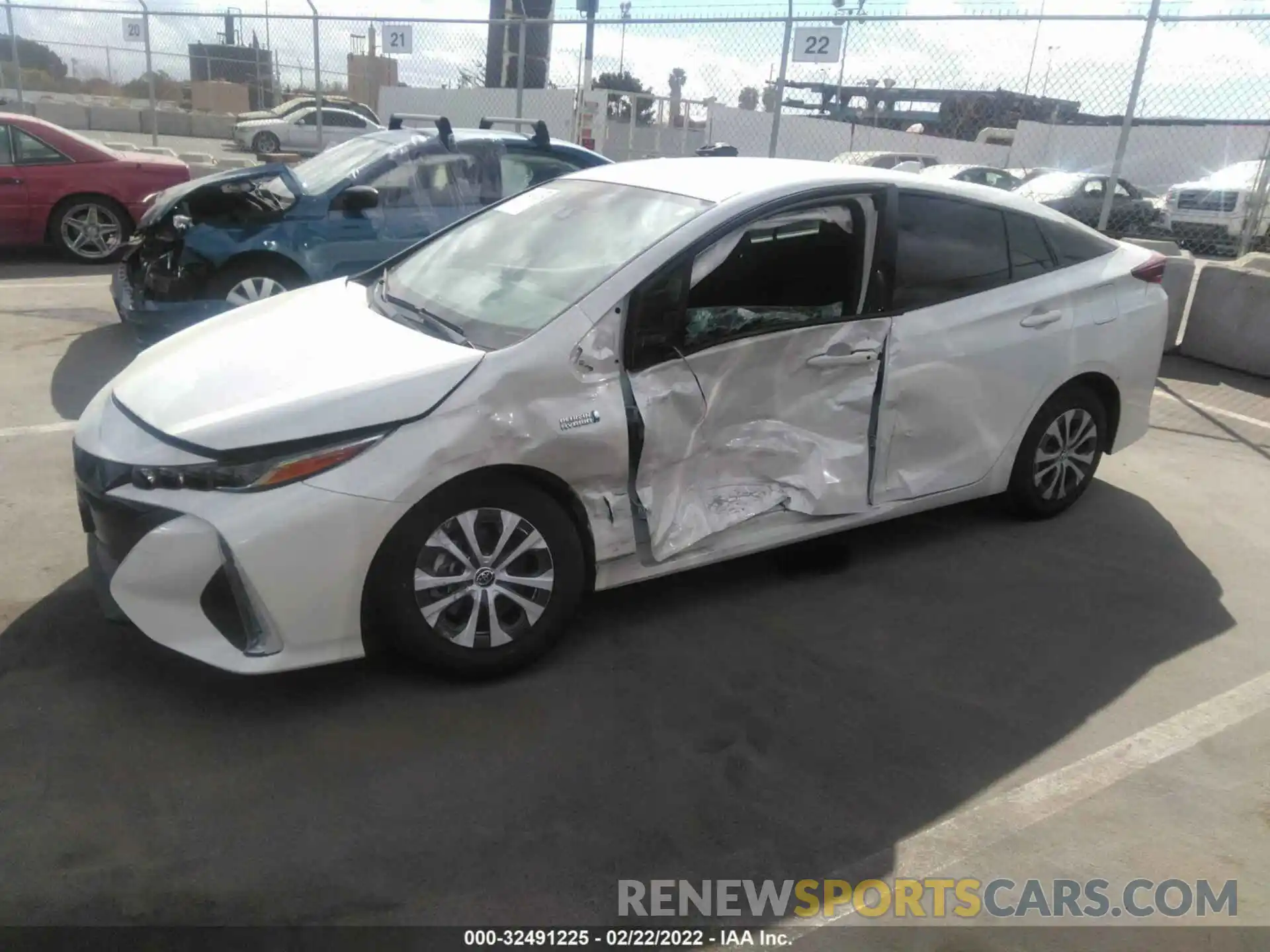 2 Photograph of a damaged car JTDKARFP8L3141139 TOYOTA PRIUS PRIME 2020