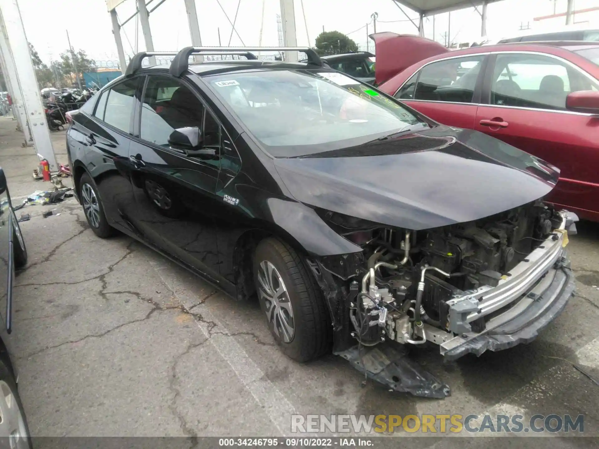 1 Photograph of a damaged car JTDKARFP8L3147040 TOYOTA PRIUS PRIME 2020