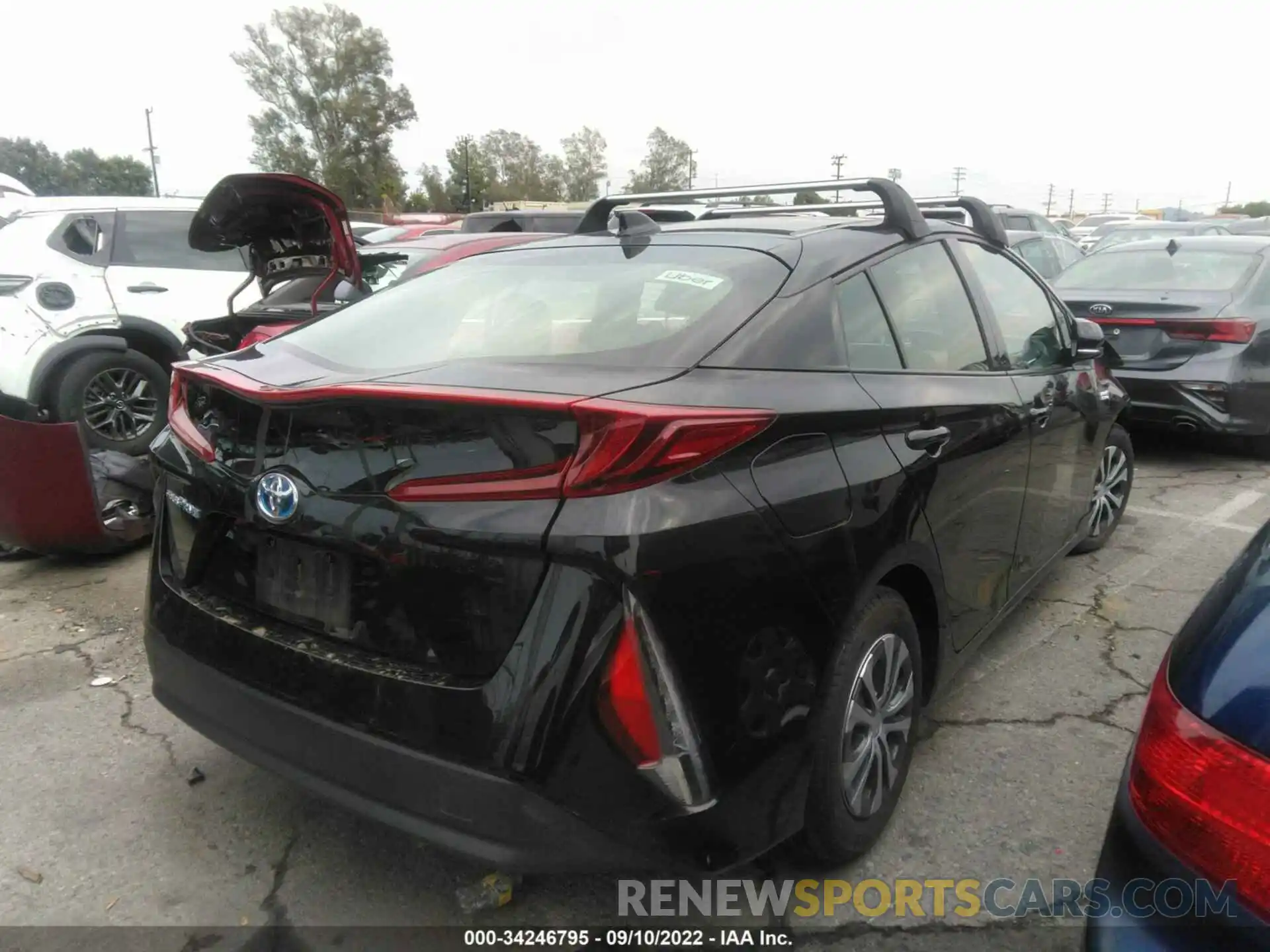 4 Photograph of a damaged car JTDKARFP8L3147040 TOYOTA PRIUS PRIME 2020