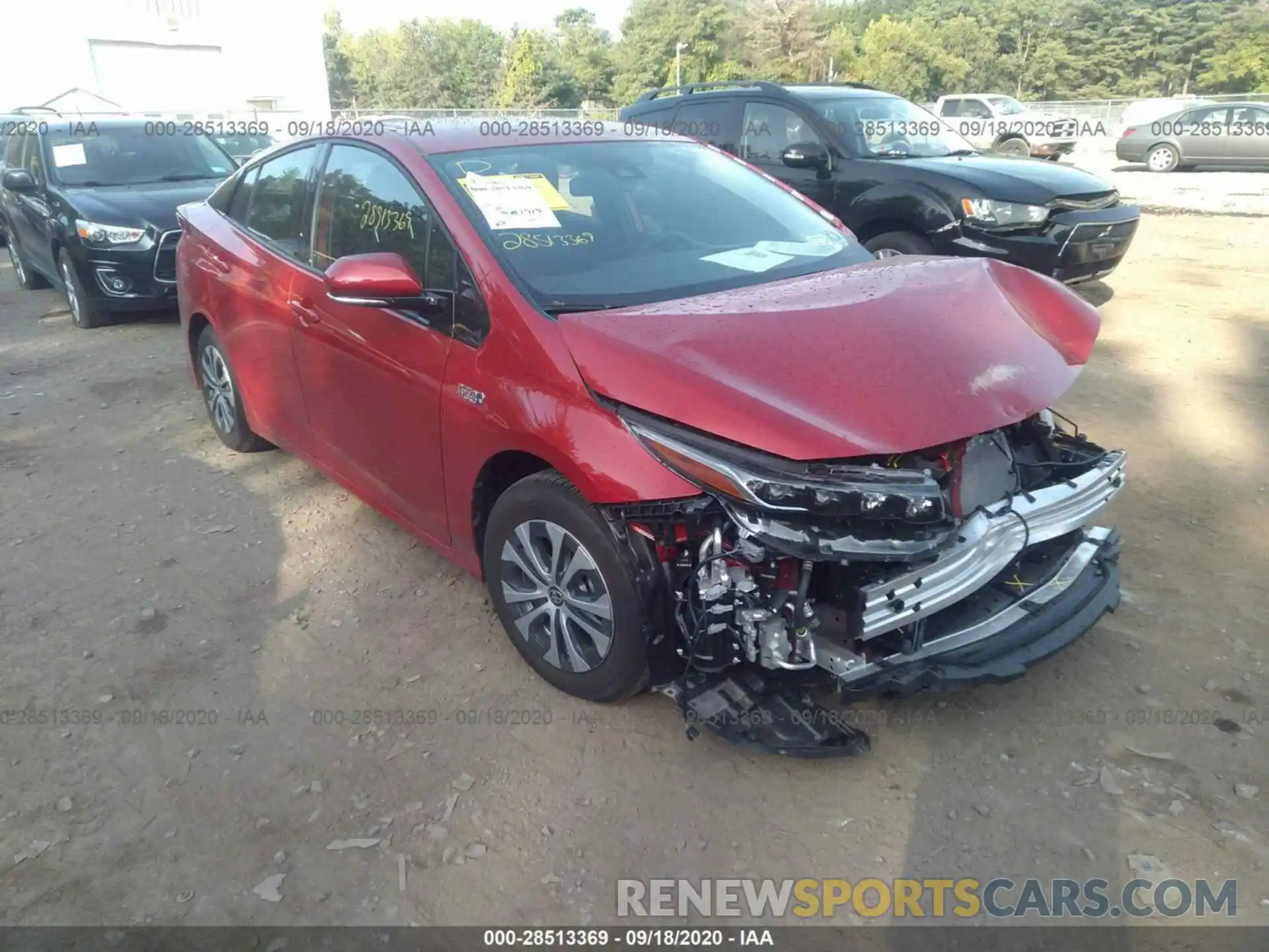 1 Photograph of a damaged car JTDKARFP8L3153579 TOYOTA PRIUS PRIME 2020