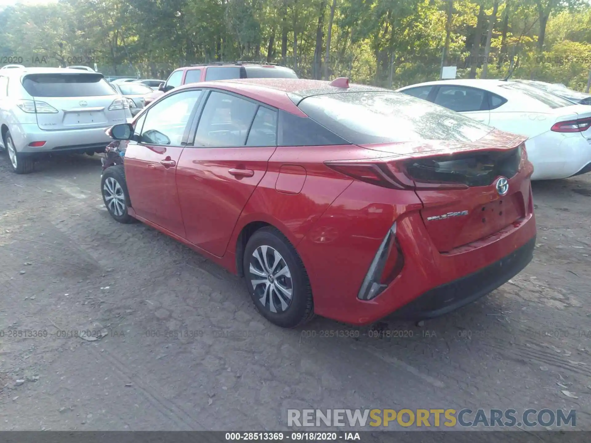 3 Photograph of a damaged car JTDKARFP8L3153579 TOYOTA PRIUS PRIME 2020