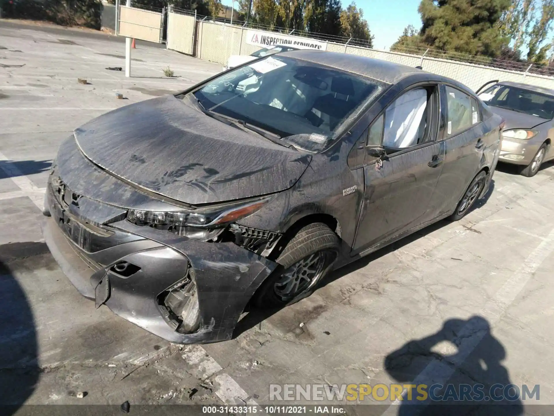 2 Photograph of a damaged car JTDKARFP8L3157146 TOYOTA PRIUS PRIME 2020