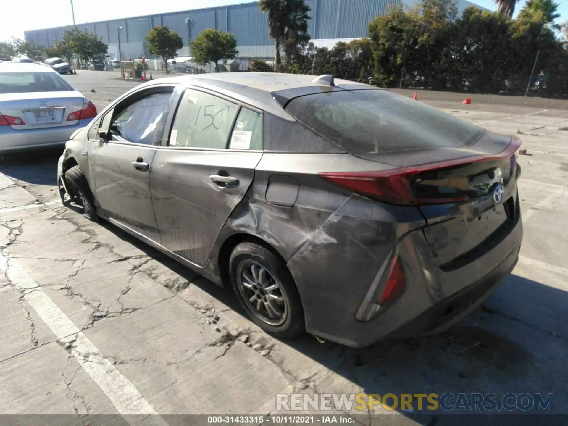 3 Photograph of a damaged car JTDKARFP8L3157146 TOYOTA PRIUS PRIME 2020