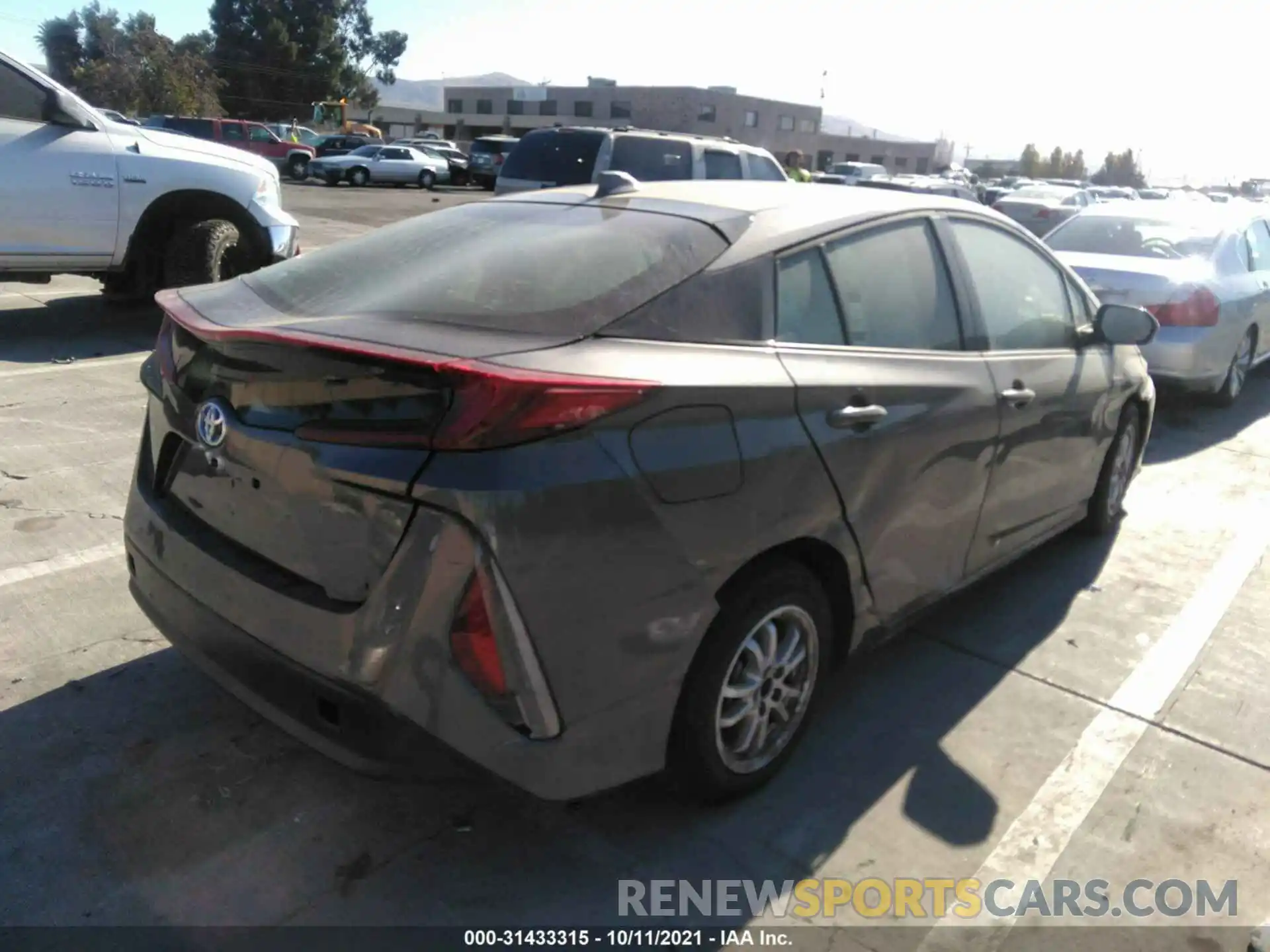 4 Photograph of a damaged car JTDKARFP8L3157146 TOYOTA PRIUS PRIME 2020