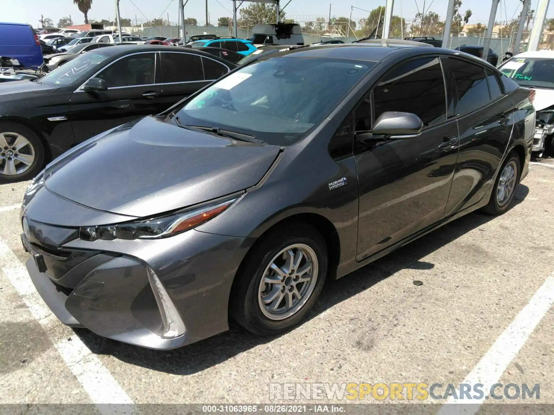 2 Photograph of a damaged car JTDKARFP8L3157292 TOYOTA PRIUS PRIME 2020