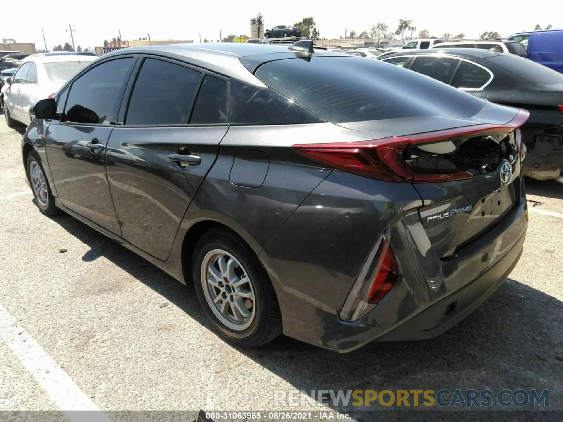 3 Photograph of a damaged car JTDKARFP8L3157292 TOYOTA PRIUS PRIME 2020