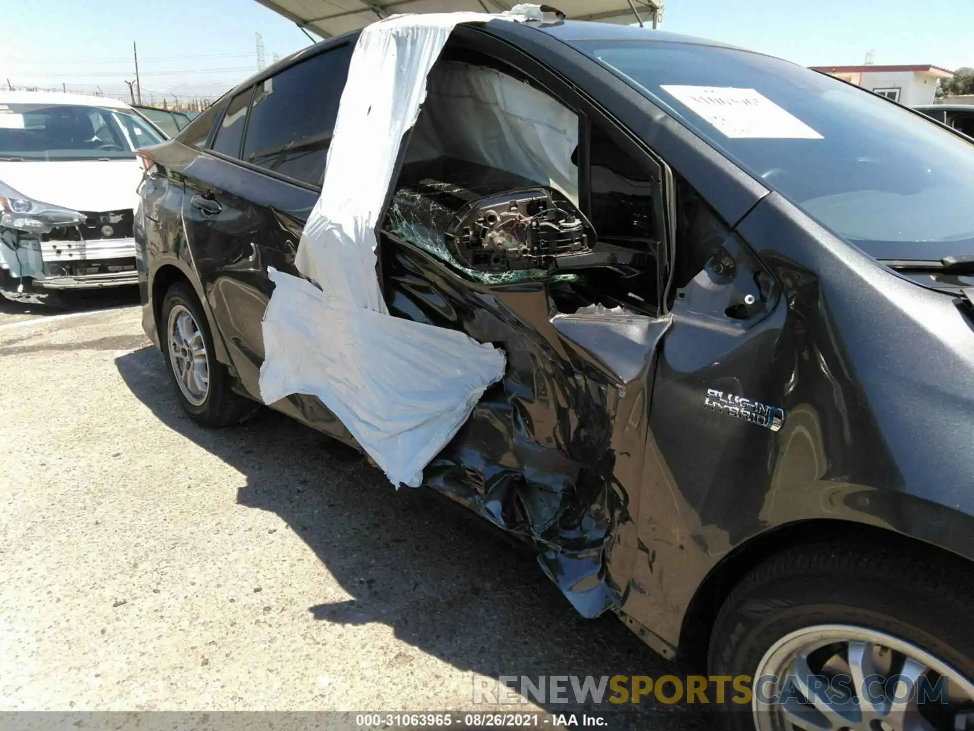 6 Photograph of a damaged car JTDKARFP8L3157292 TOYOTA PRIUS PRIME 2020