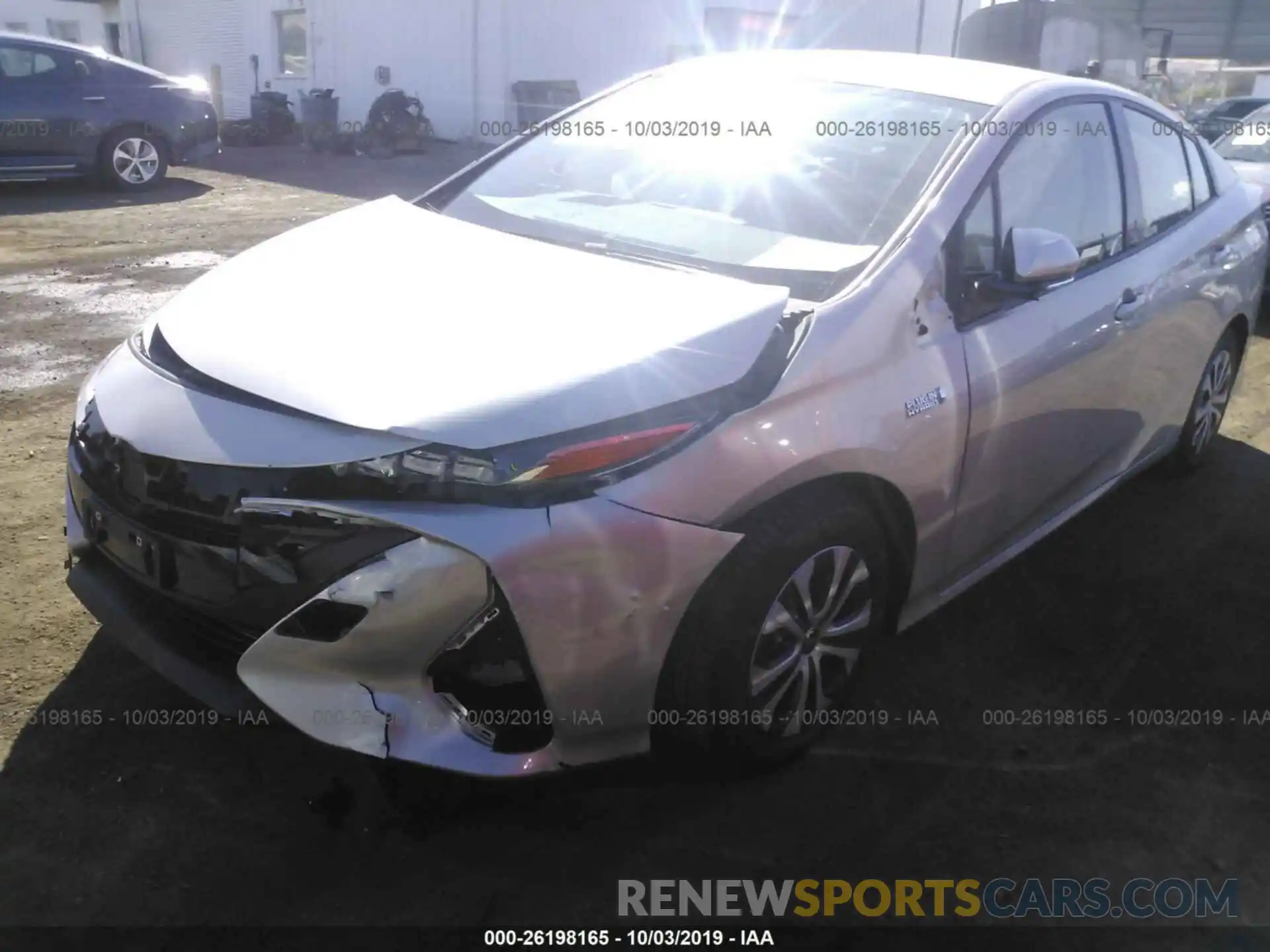 2 Photograph of a damaged car JTDKARFP9L3128108 TOYOTA PRIUS PRIME 2020