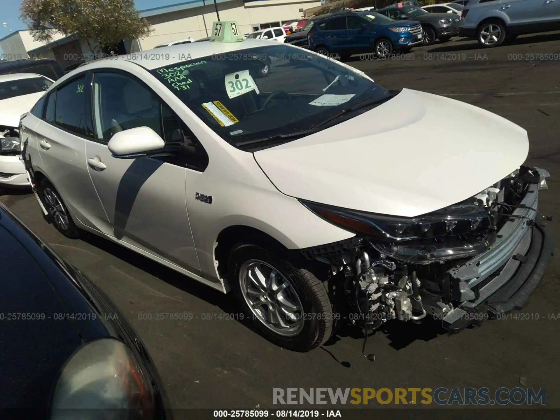 1 Photograph of a damaged car JTDKARFP9L3128187 TOYOTA PRIUS PRIME 2020