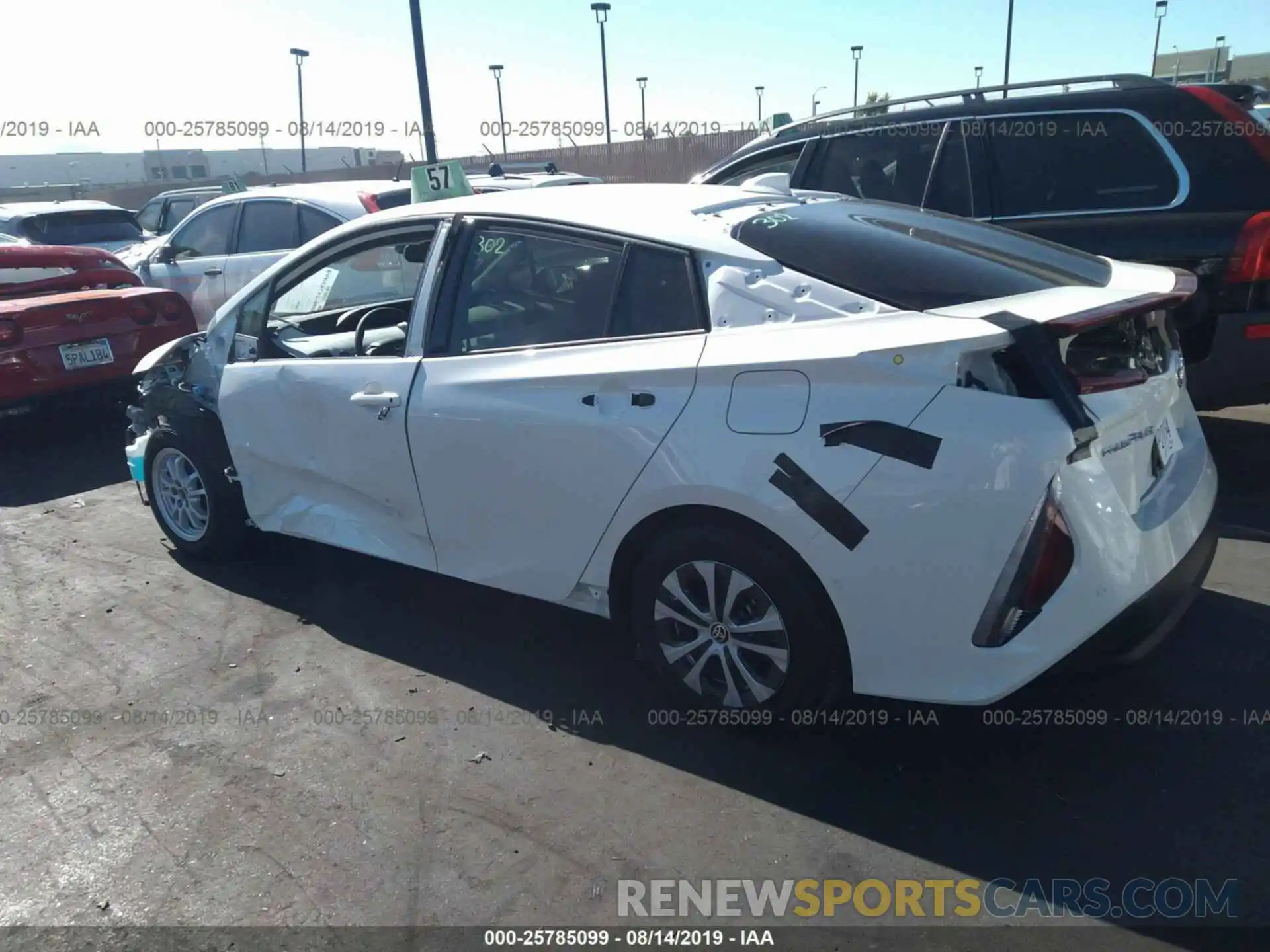 3 Photograph of a damaged car JTDKARFP9L3128187 TOYOTA PRIUS PRIME 2020