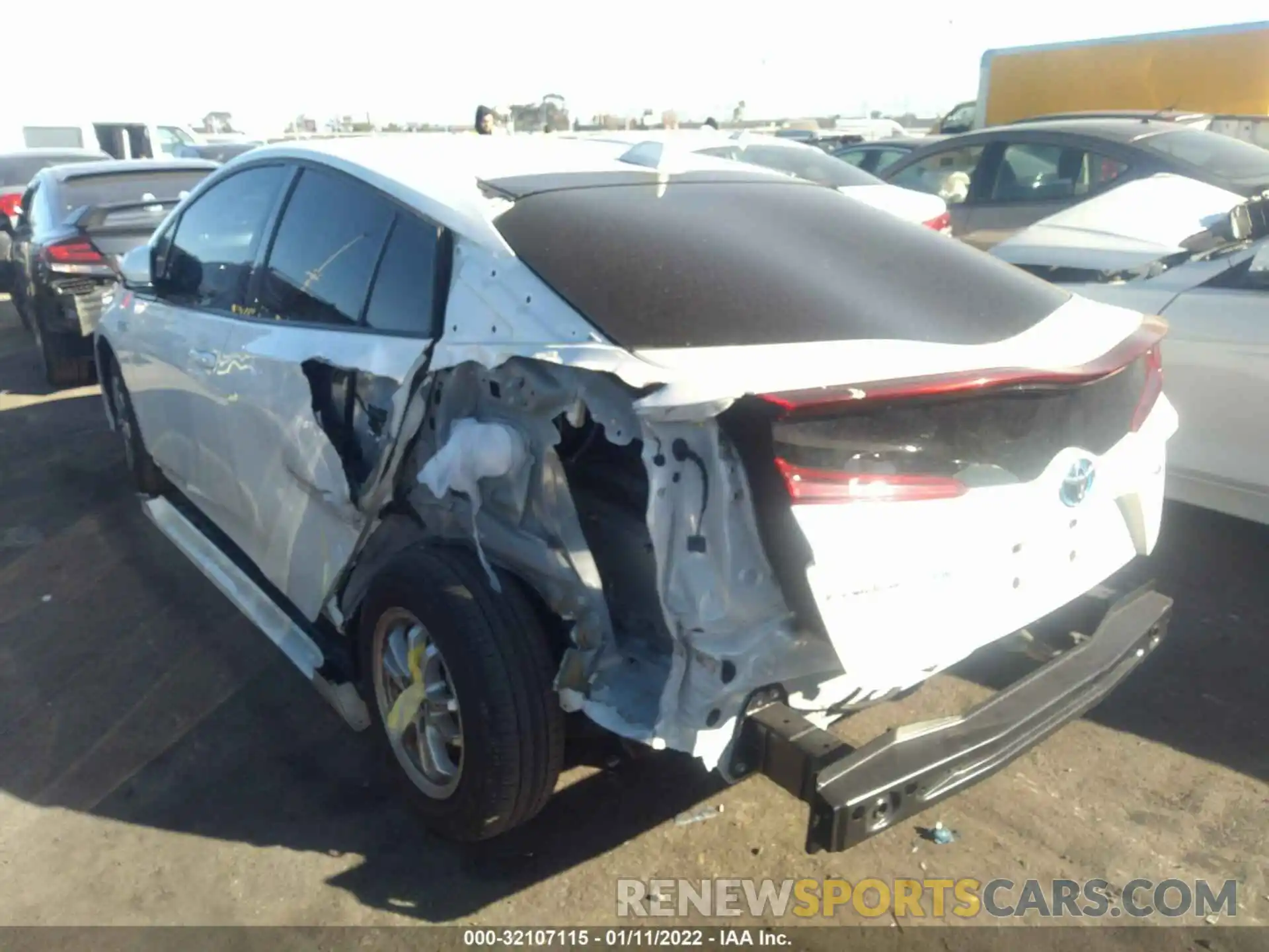 3 Photograph of a damaged car JTDKARFP9L3131414 TOYOTA PRIUS PRIME 2020